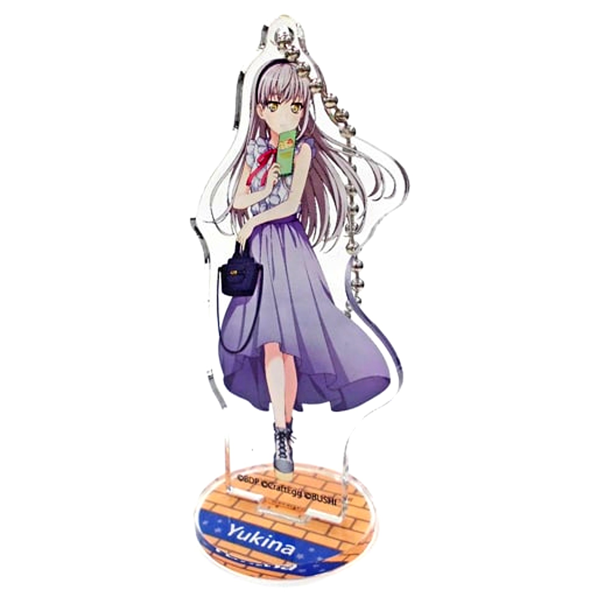 Yukina Minato BanG Dream! Girls Band Party! Acrylic Stand Keychain in Fuji-Q Highland 3rd [USED]