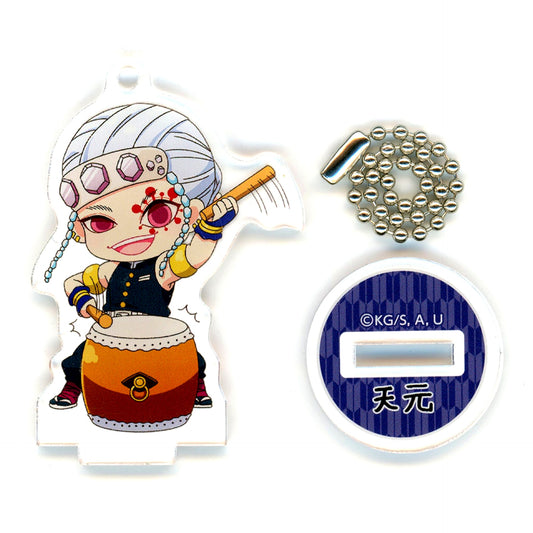 Tengen Uzui Demon Slayer: Kimetsu no Yaiba The Movie: Mugen Train Lawson Store 100 Ponta d Point Member Ltd Campaign Receipt Stamp Lottery C Course Winning Item Original Acrylic Stand Keychain [USED]