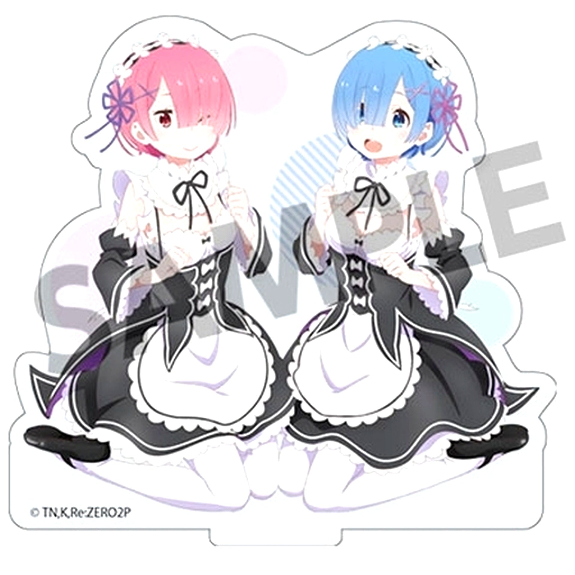 Rem & Ram Maid Ver. Acrylic Figure Re:Zero - Starting Life in Another World [USED]