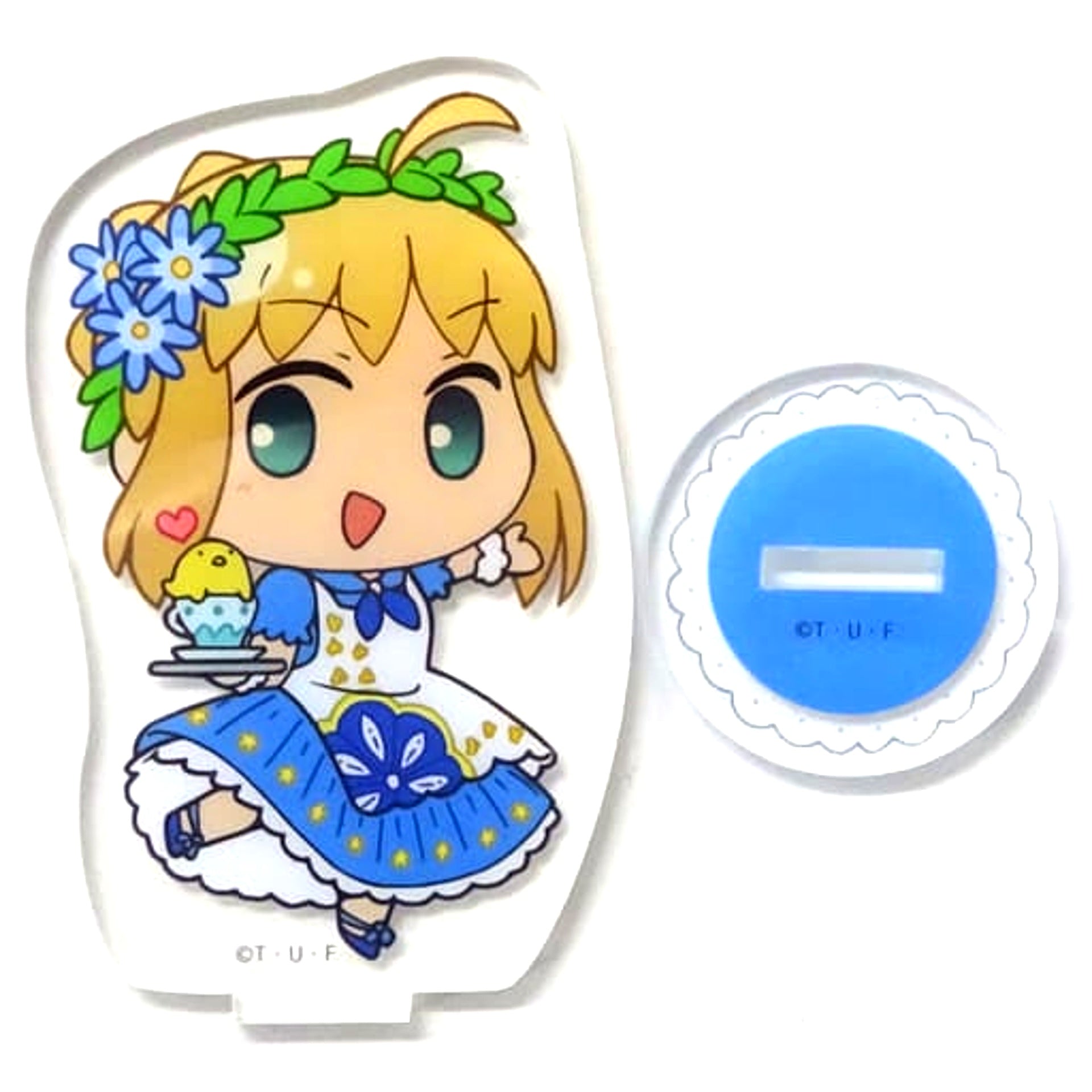 Saber Fate/stay night Heaven's Feel III spring song ufotable Cafe HF Cafe Mini Chara Random Acrylic Stand B [USED]