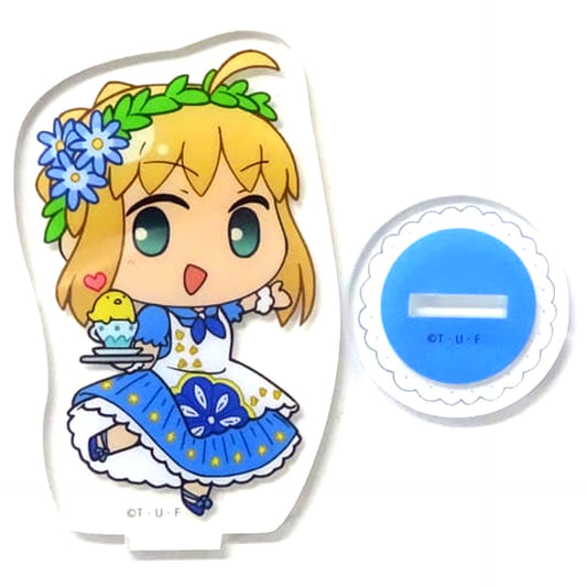 Saber Fate/stay night Heaven's Feel III spring song ufotable Cafe HF Cafe Mini Chara Random Acrylic Stand B [USED]