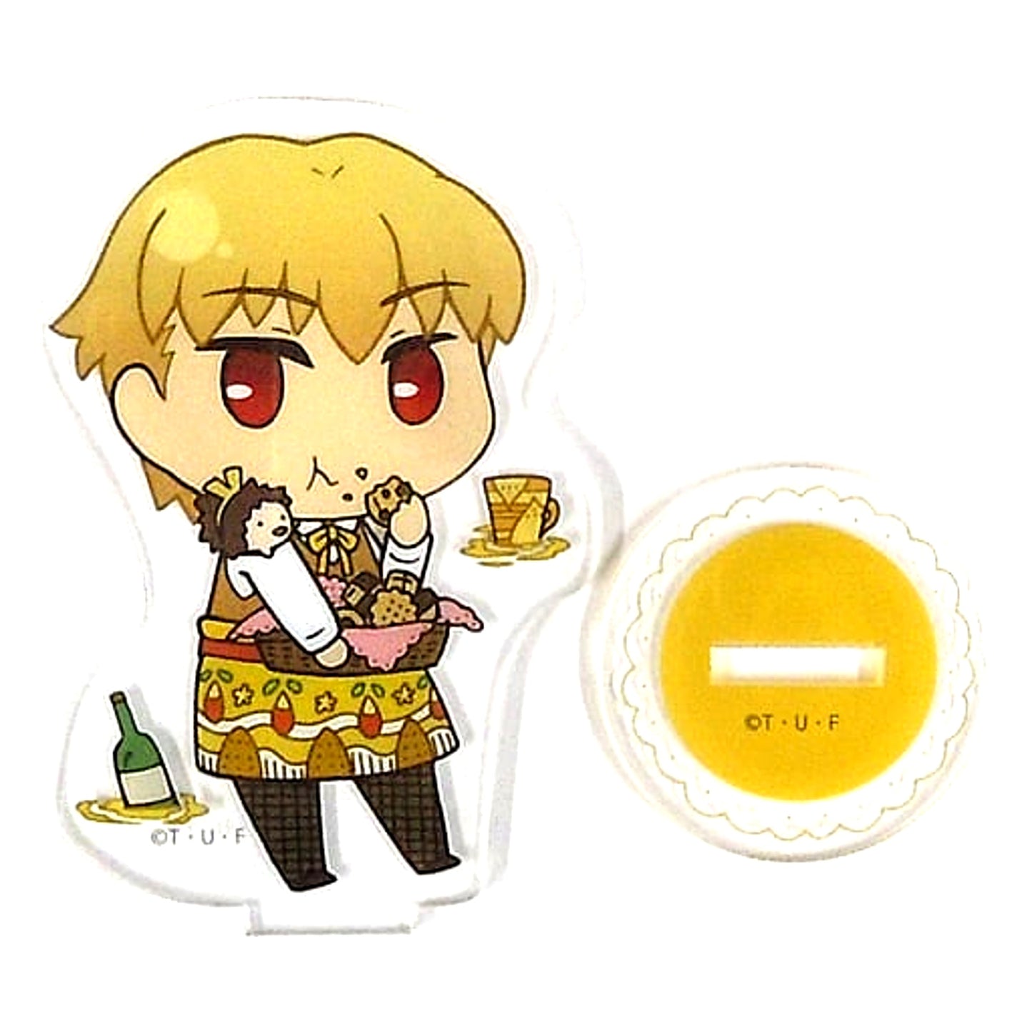 Gilgamesh Fate/stay night Heaven's Feel III spring song ufotable Cafe HF Cafe Mini Chara Random Acrylic Stand B [USED]