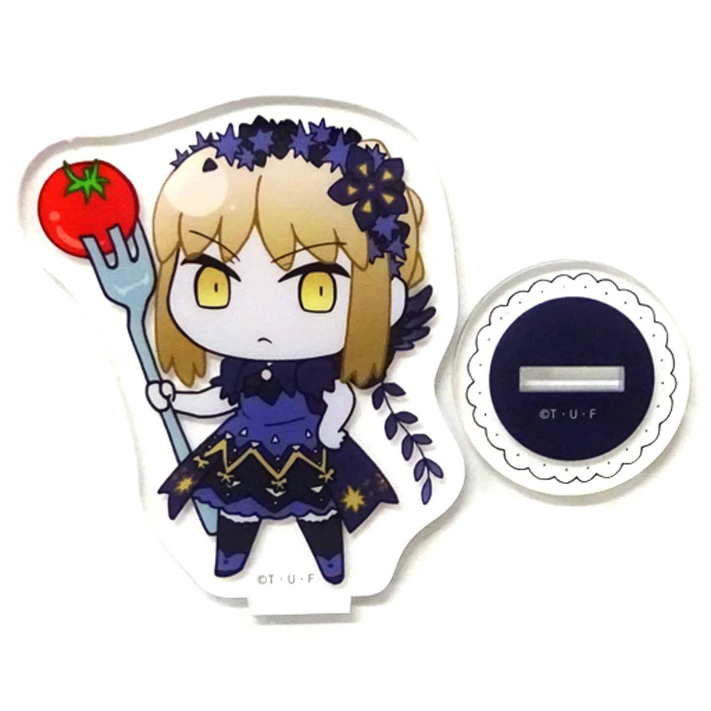 Saber Alter B Random Mini Character Acrylic Stand Fate/stay night Heaven's Feel III. spring song The Movie x ufotable Cafe [USED]
