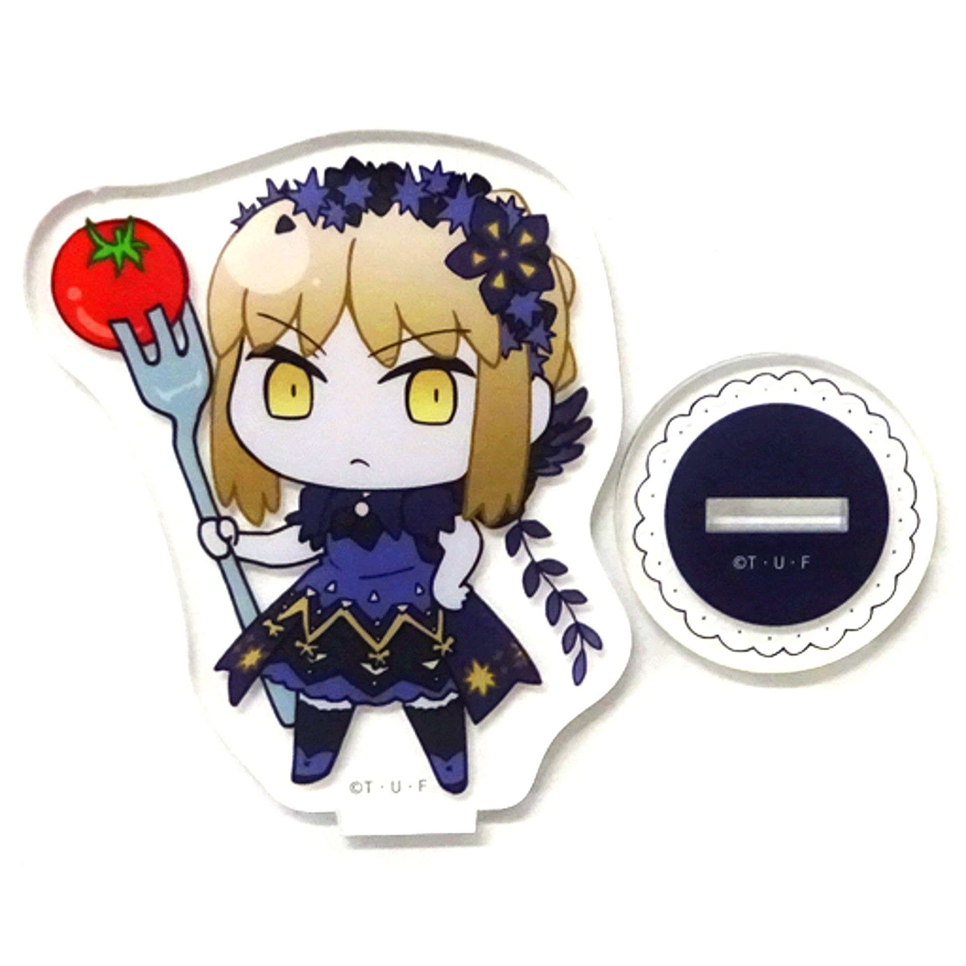 Saber Alter B Random Mini Character Acrylic Stand Fate/stay night Heaven's Feel III. spring song The Movie x ufotable Cafe [USED]