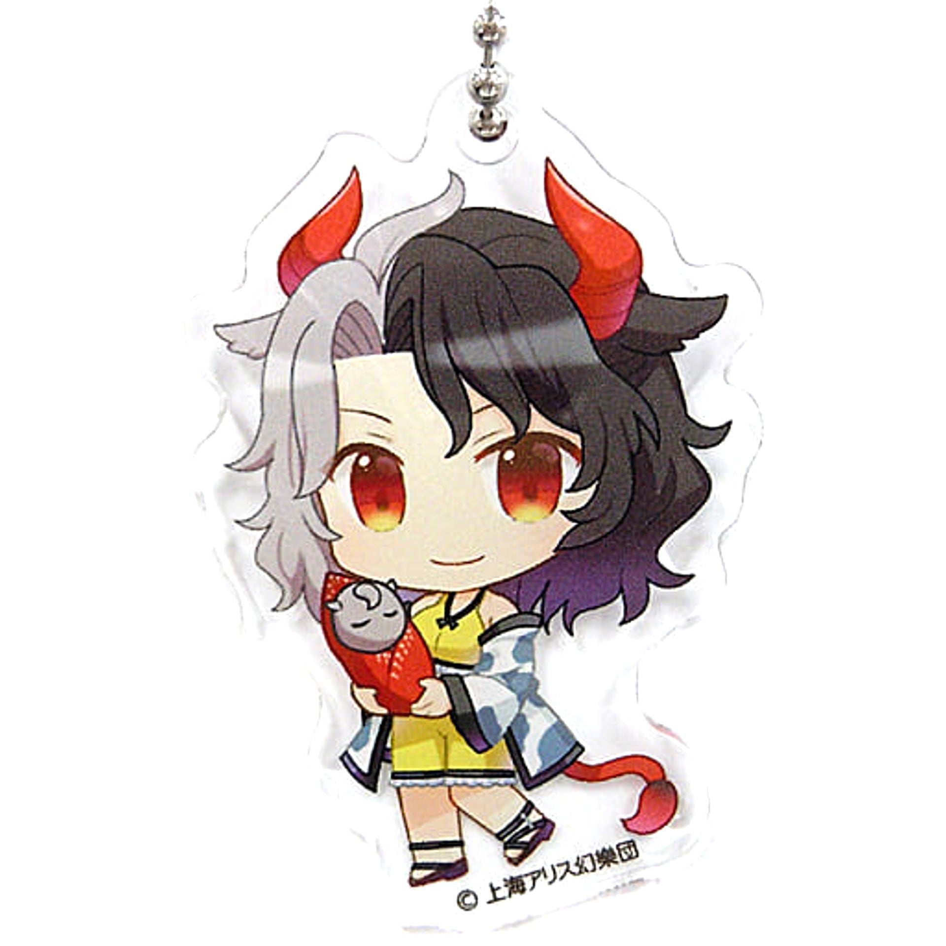 Touhou Project Urumi Ushizaki Acrylic Keychain Gensokyo SD Collection Autumn Festival 2020 & Wily Beast and Weakest Creature Atre Akihabara Hakurei Shrine Autumn Festival 2020 Exclusive Keychains [USED]