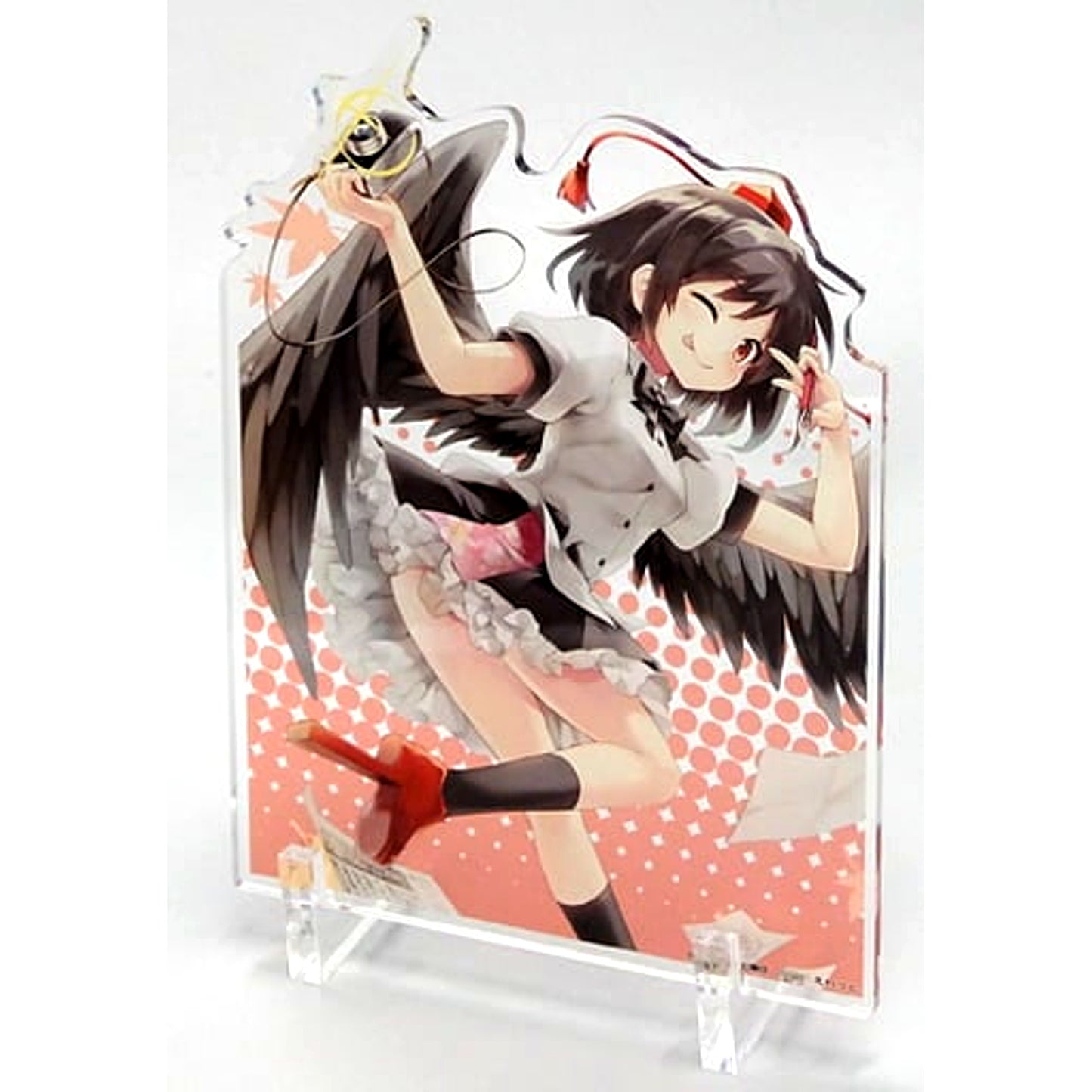 Aya Shameimaru Touhou Project Acrylic Stand Art Spring Festival 2018 Illustration by Eretto Hakurei Shrine Autumn Festival 2020 in atre Akihabara [USED]