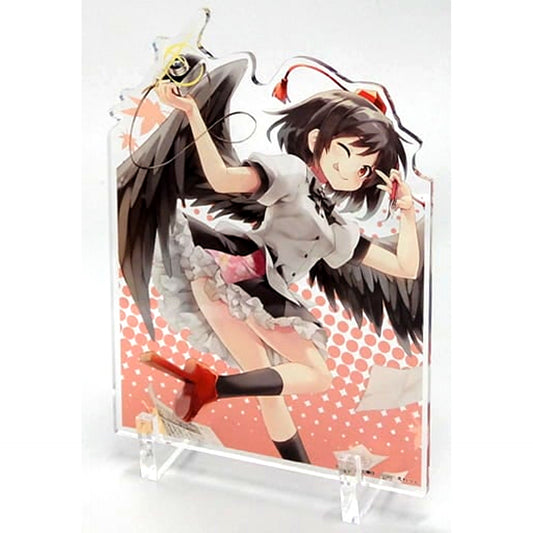 Aya Shameimaru Touhou Project Acrylic Stand Art Spring Festival 2018 Illustration by Eretto Hakurei Shrine Autumn Festival 2020 in atre Akihabara [USED]