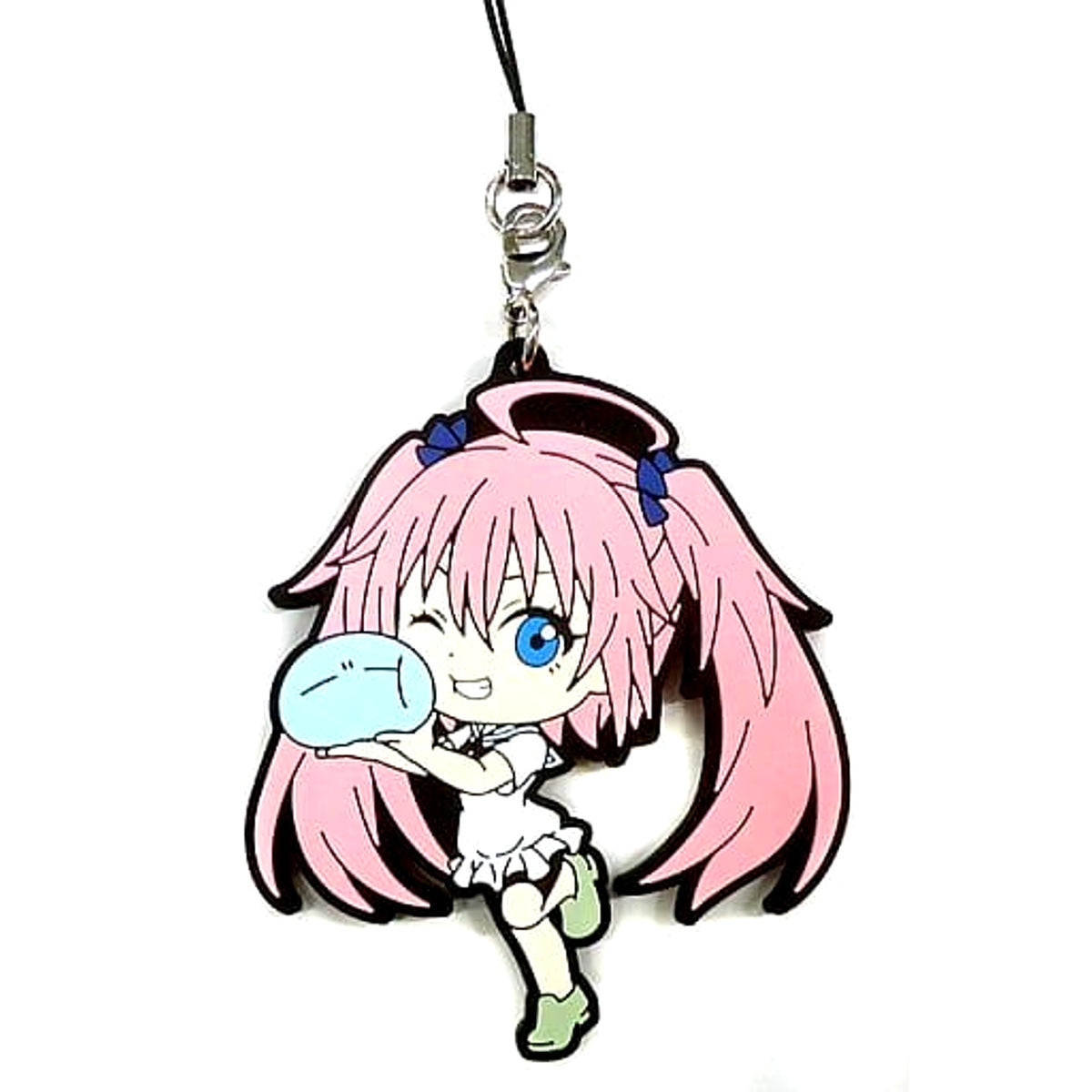 Milim and Rimuru F Prize Kyun Chara Illustrations Ichiban Kuji That Time I Got Reincarnated as a Slime Demon Lord Awakening Rubber Strap [USED]