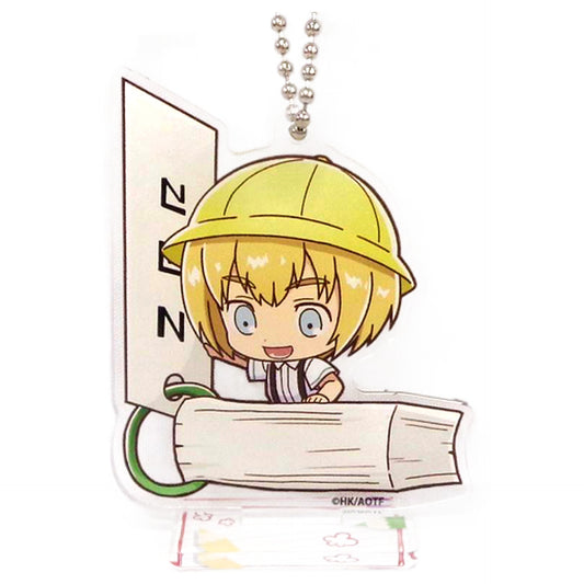 Attack on Titan Armin Arlert Acrylic Stand Keychain B Chara Dori!! Limited Keychains [USED]