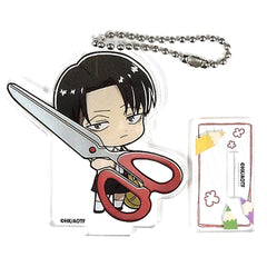 Attack on Titan Levi Ackerman Acrylic Stand Keychain B Charadri Limited Keychains [USED]