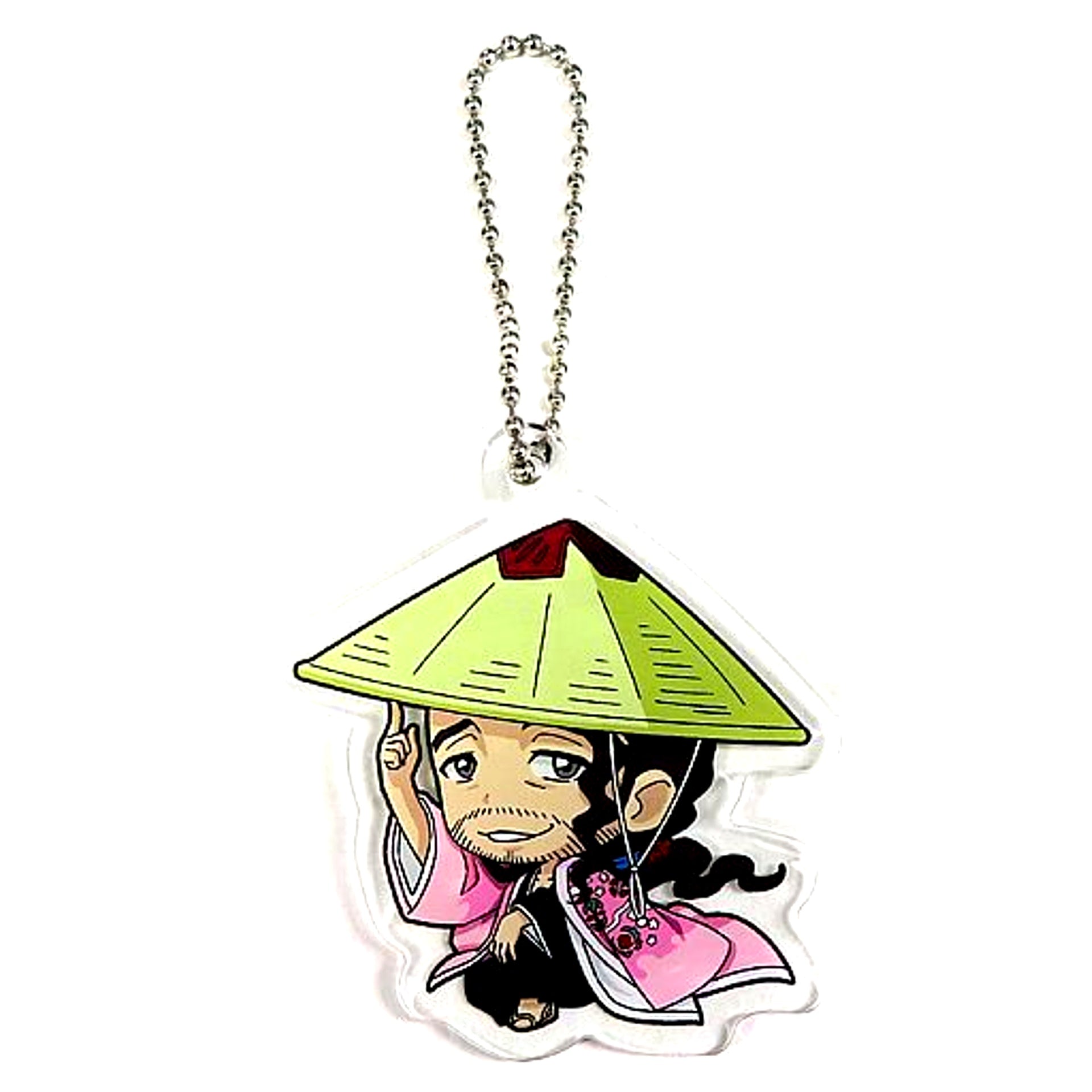 Shunsui Kyoraku BLEACH Acrylic Swing Collection Soul Society Arc Premium Bandai Limited [USED]