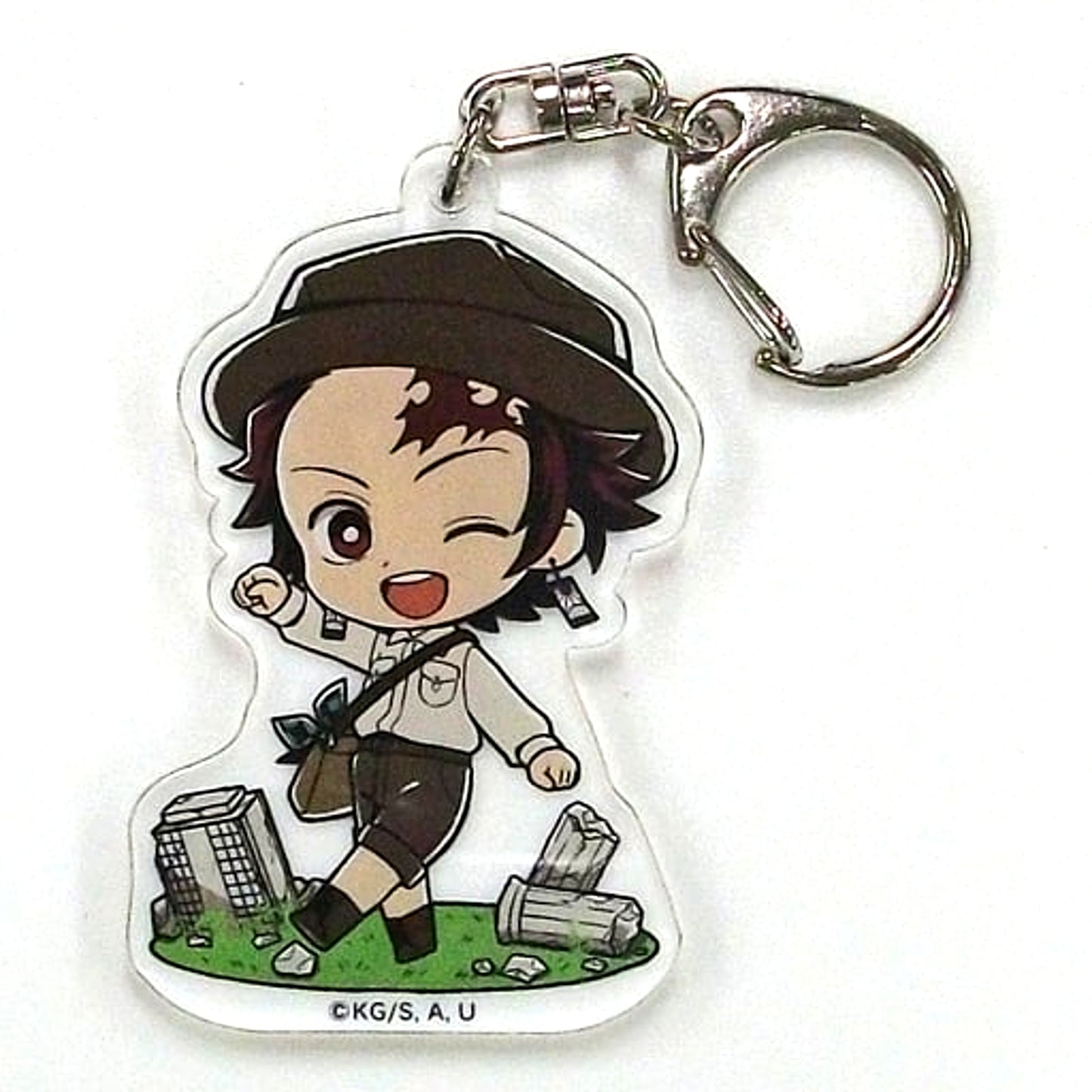 Tanjiro Kamado Demon Slayer x Sunshine City Zen Shuchu Trading Acrylic Keychain [USED]