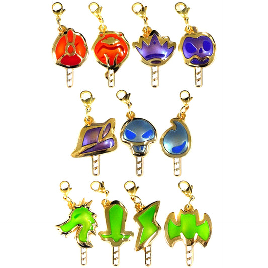 Set of 11 Disney Twisted Wonderland Candy Metal Charm Vol.2 [USED]