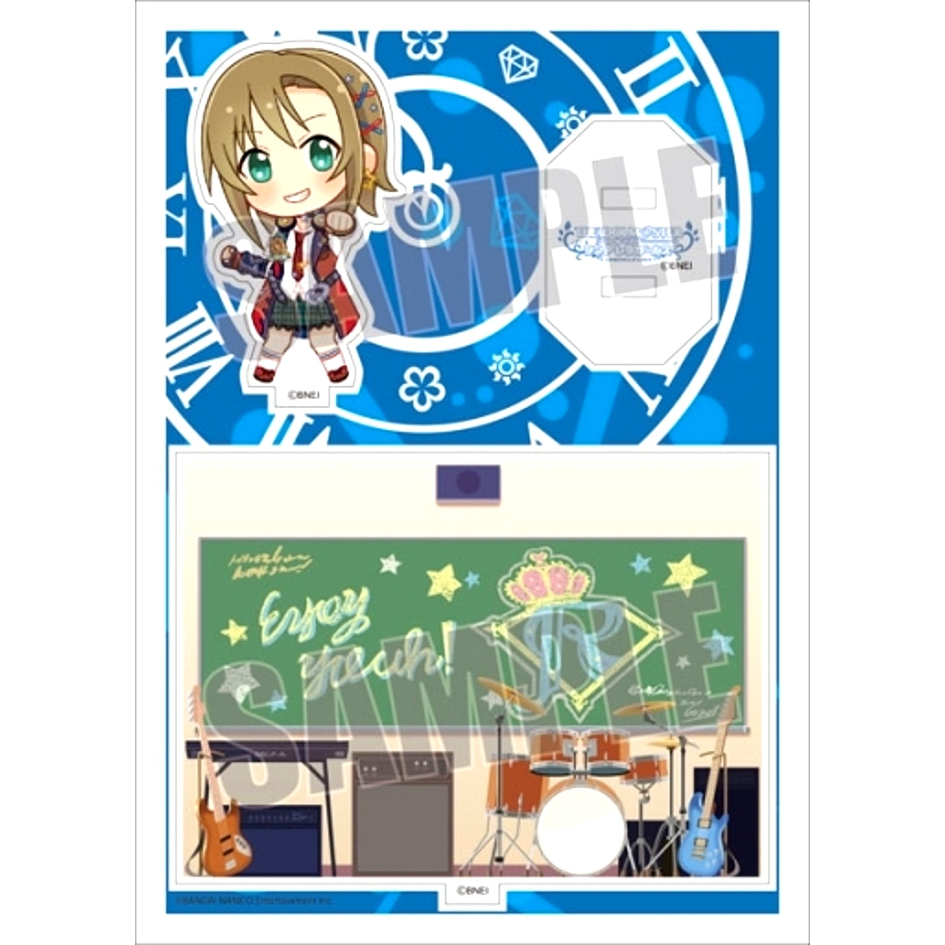 Riina Tada The Idolmaster Cinderella Girls Acrylic Character Plate Puchi 21 [USED]
