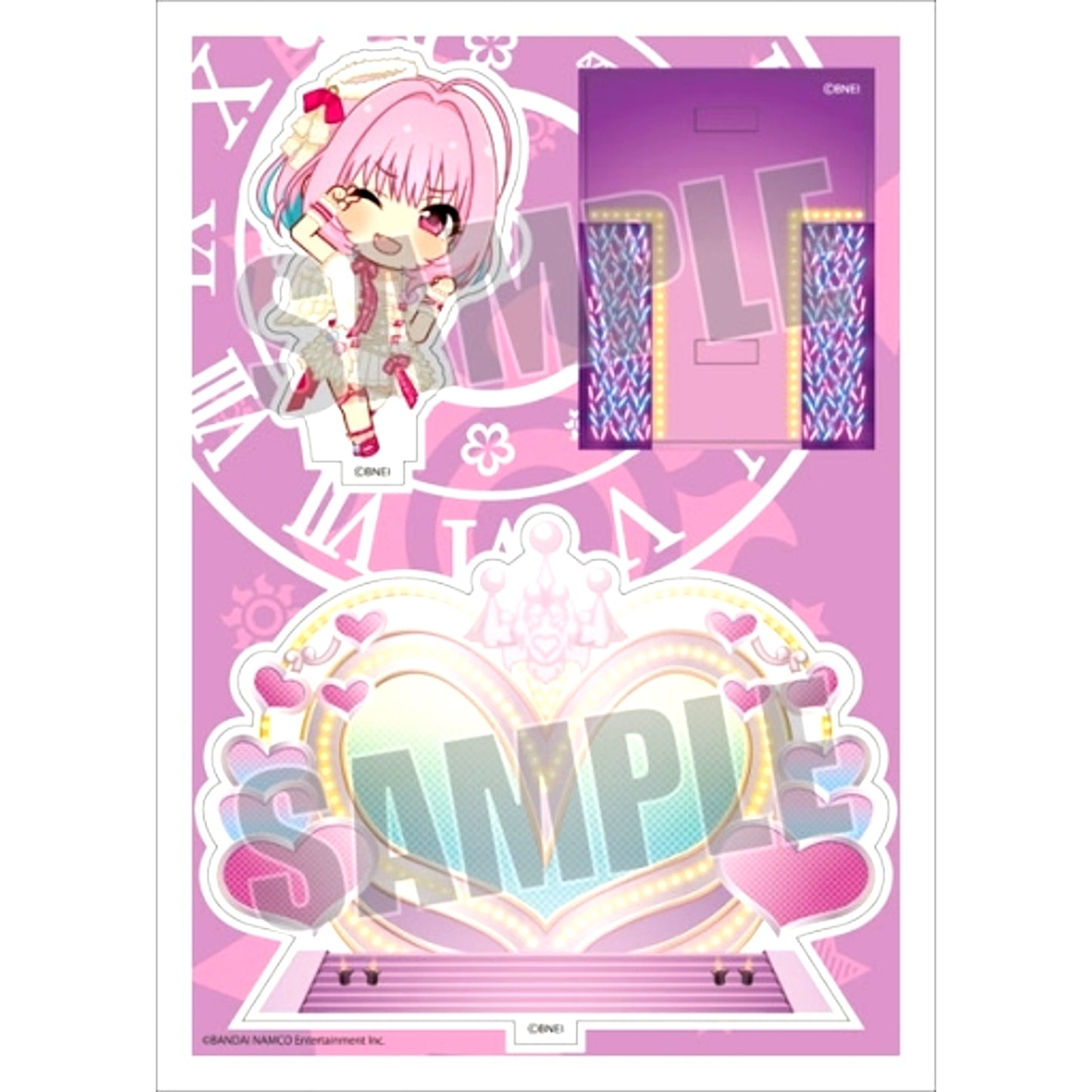 Riamu Yumemi THE IDOLM@STER CINDERELLA GIRLS Acrylic Chara Plate Petit 21 [USED]
