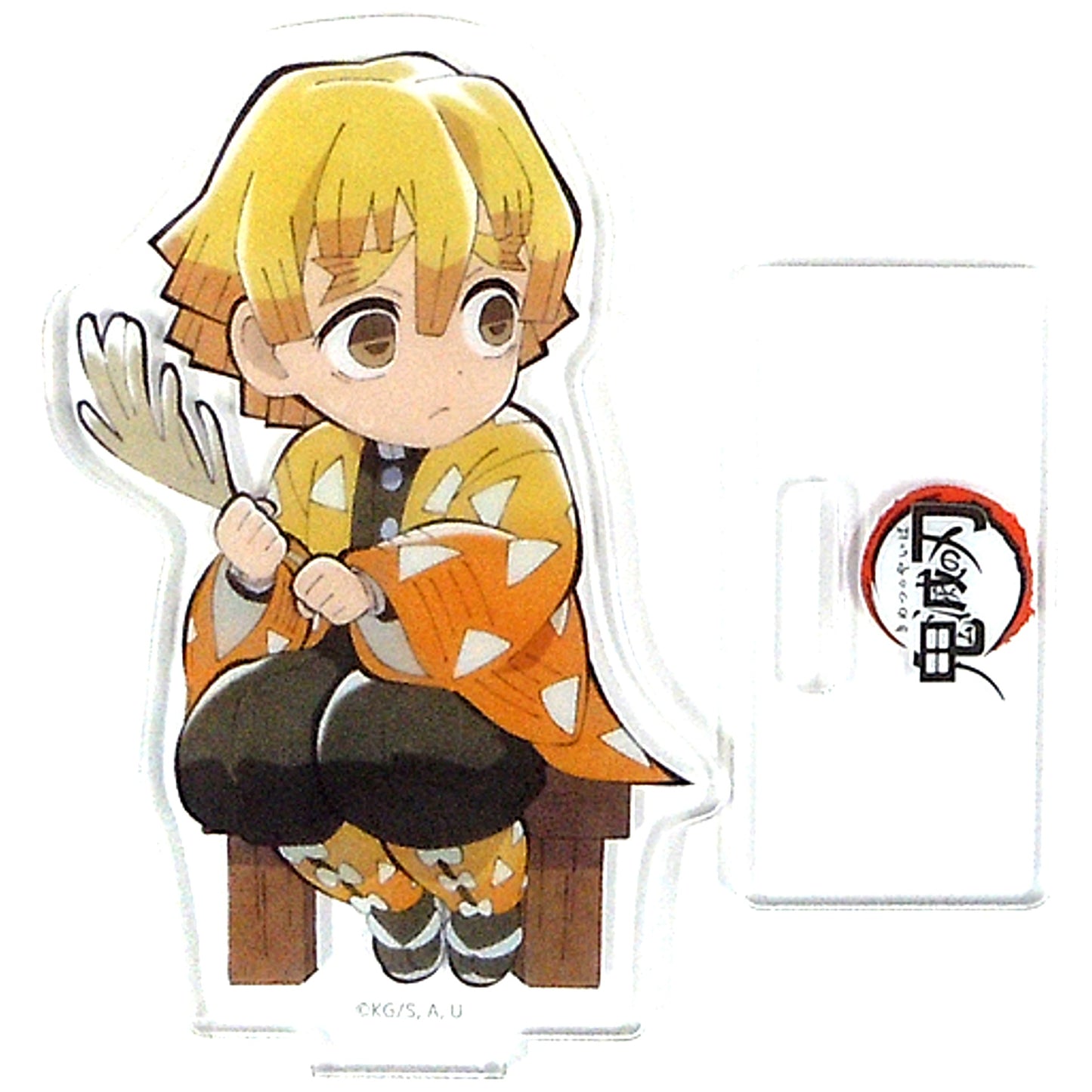 Zenitsu Agatsuma Demon Slayer x Machi Asobi CAFE Moon Viewing Event 2020 Random Acrylic Stand [USED]