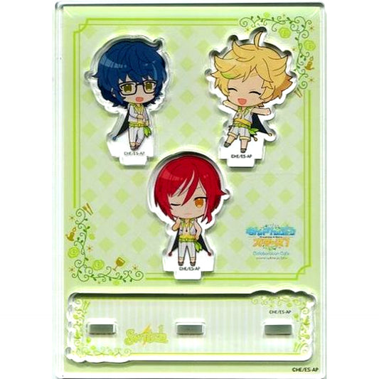 Switch Ensemble Stars! x Animax Cafe+ & CoLaBoNo & SWEETS PARADISE Mini Character Acrylic Figure Stand [USED]