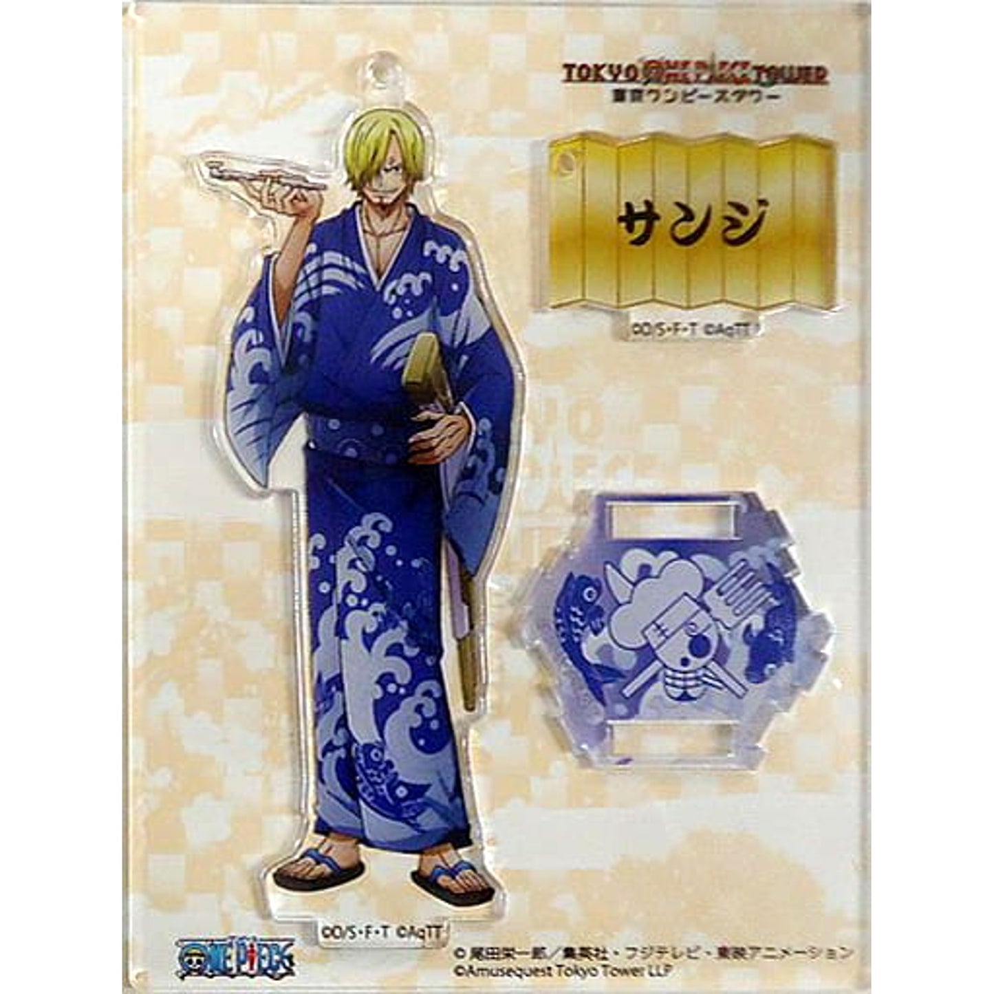 One Piece Sanji Acrylic Stand Charm Tokyo One Piece Tower Tongari Store Limited Keychains [USED]