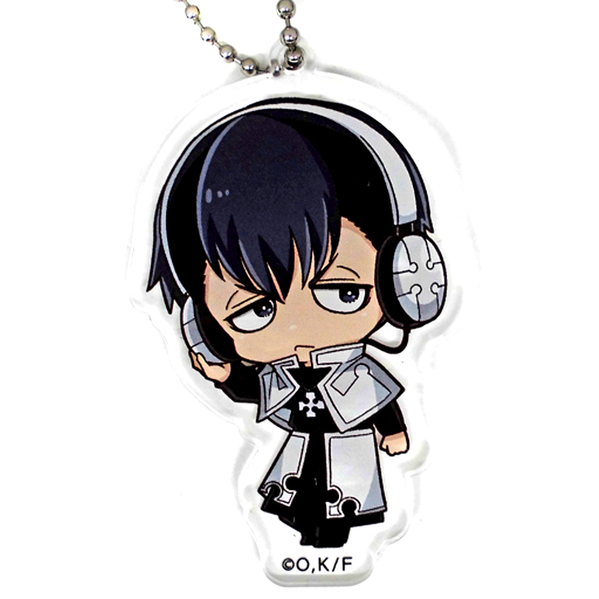 Karim Flam Fire Force Acrylic Keychain Mini Character Ver. Princess Cafe [USED]