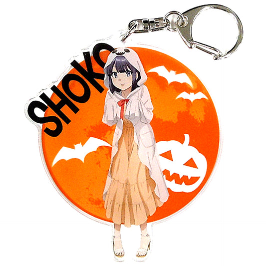 Shoko Makinohara Halloween Ver. Illustration BIG Acrylic Keychain Rascal Does Not Dream of Bunny Girl Senpai [USED]