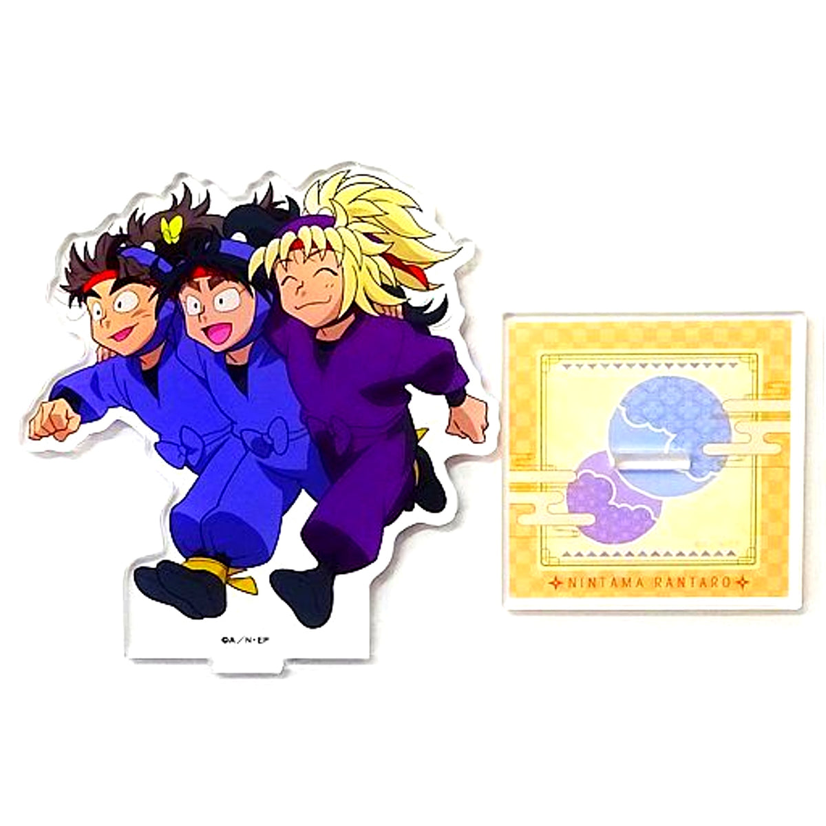 Takamaru Saito & Heisuke Kukuchi & Hachizaemon Takeya Nintama Rantaro Only Shop Hashire! Undoukai! no Dan in Animate Acrylic Stand [USED]