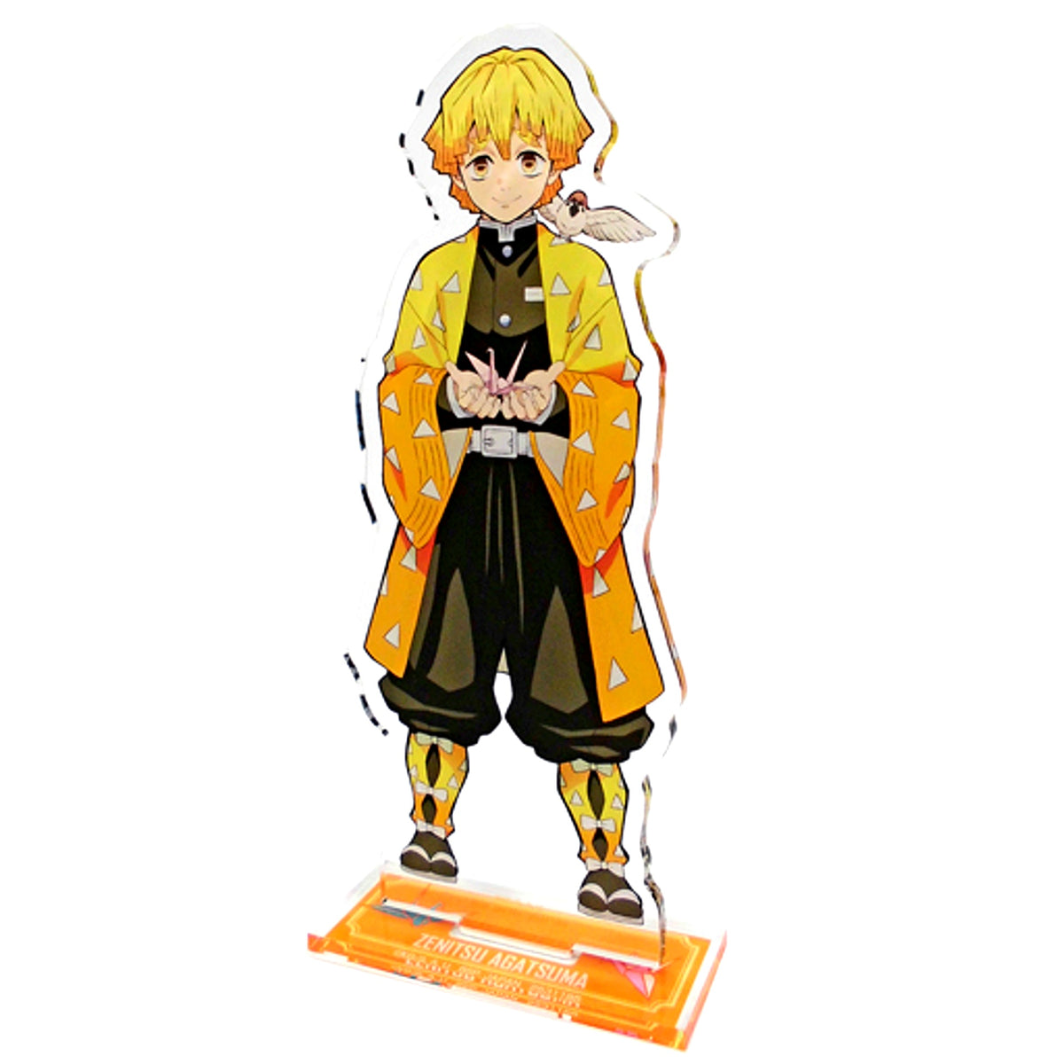 Zenitsu Agatsuma Demon Slayer Acrylic Plate with Stand Giten [USED]
