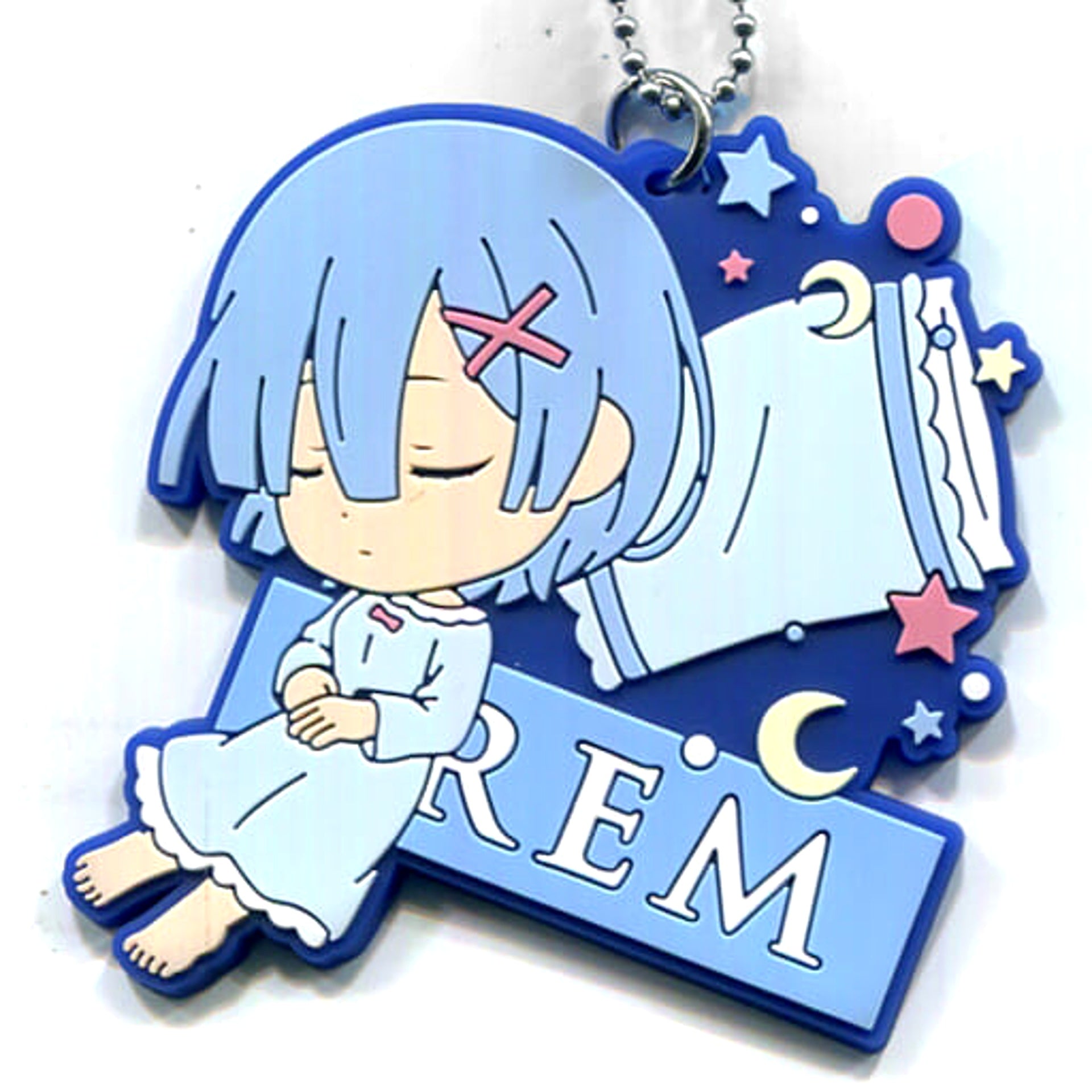Re:ZERO -Starting Life in Another World- Rem Ichiban Kuji The Story is To Be Continued Rubber Keychain Kyun Chara Illustrations Prize F Keychains [USED]