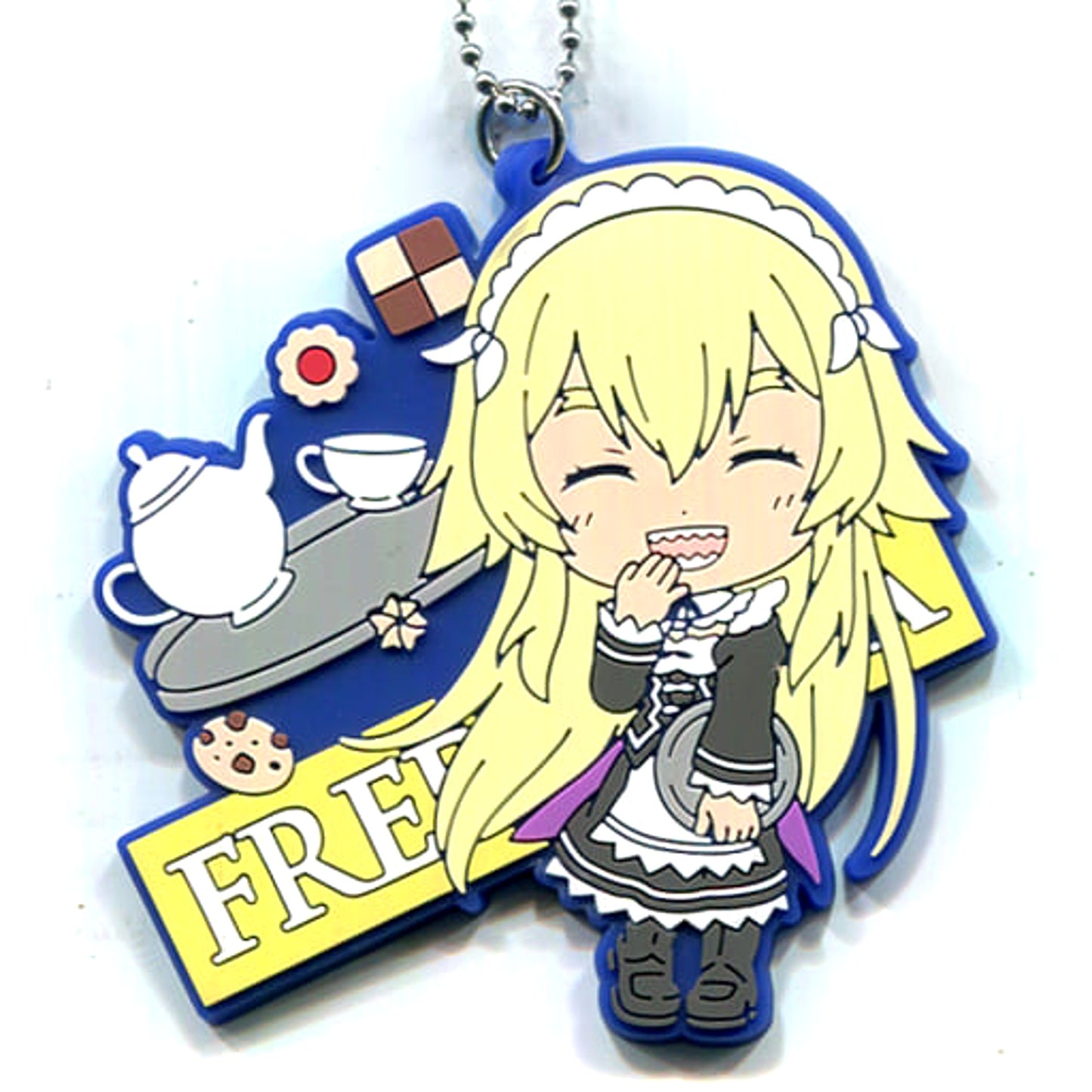 Re:ZERO -Starting Life in Another World- Frederica Baumann Ichiban Kuji The Story is To Be Continued Rubber Keychain Kyun Chara Illustrations Prize F Keychains [USED]
