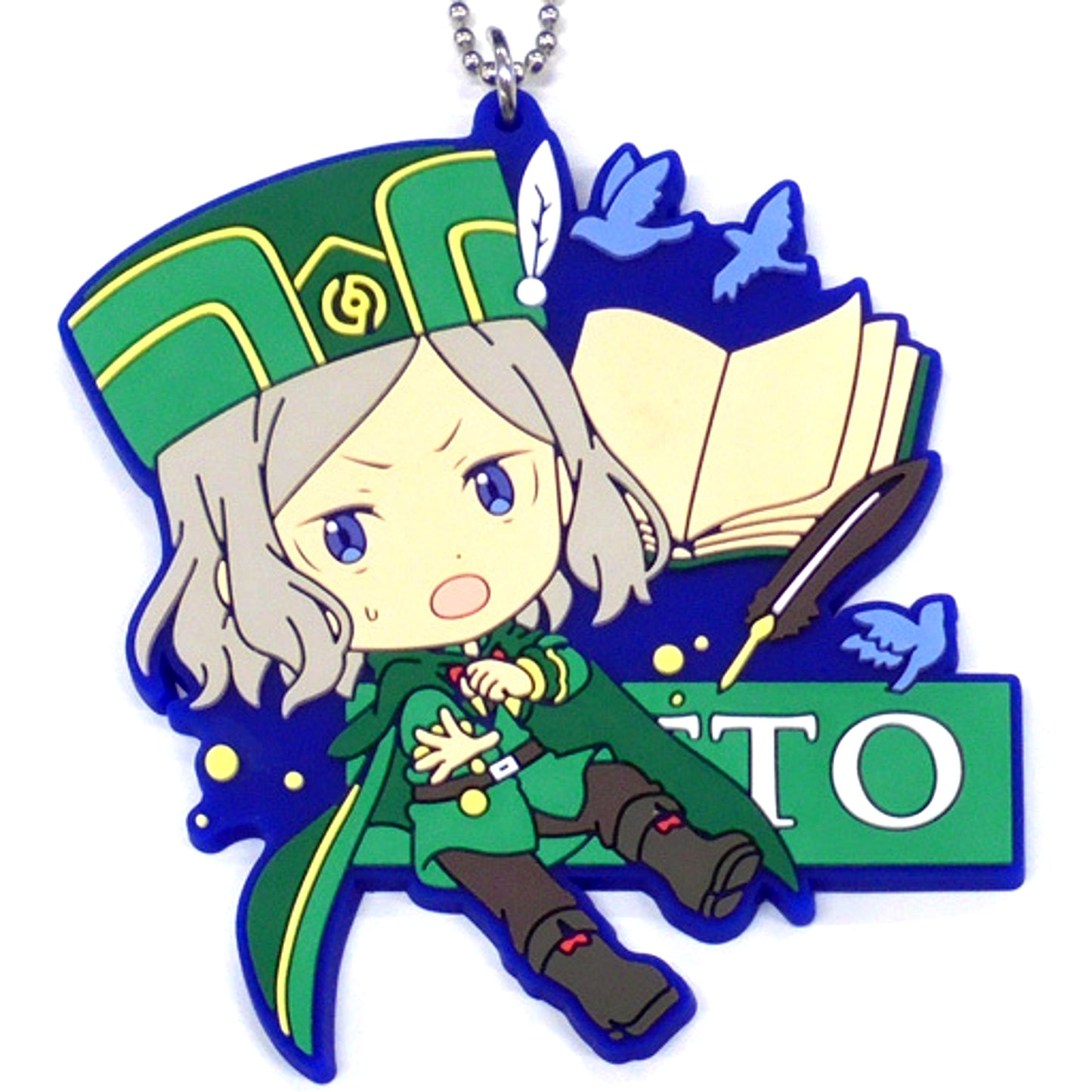 Otto Suwen Rubber Keyring Kyun Chara Illustrations Ichiban Kuji Re:Zero Starting Life in Another World The Story is To be continued Prize F [USED]