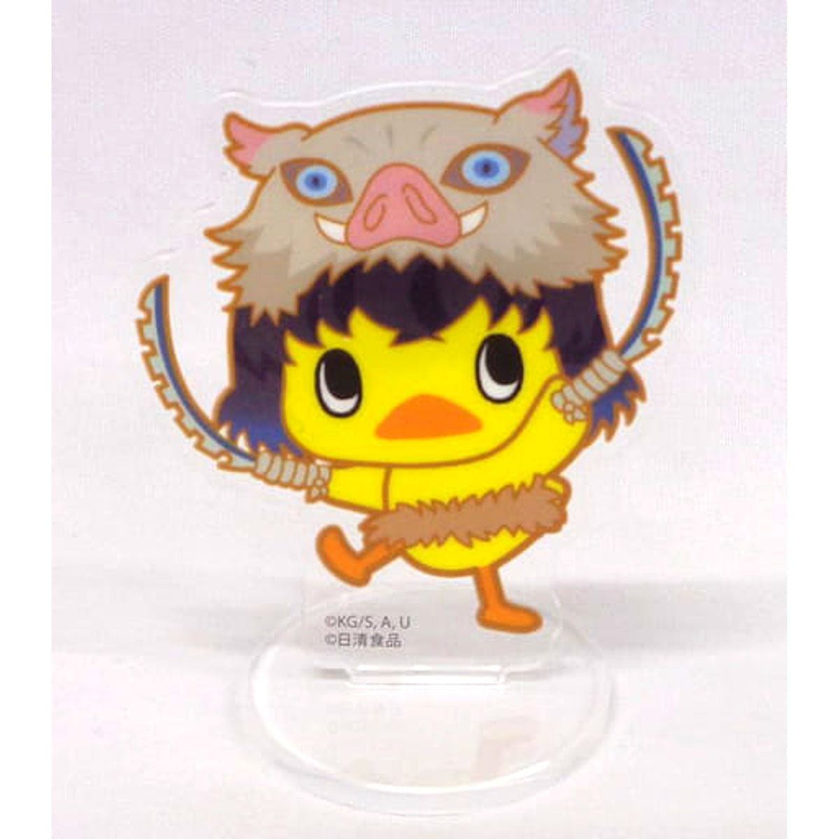 Demon Slayer: Kimetsu no Yaiba Inosuke Hashibira Hiyoko-chan Acrylic Stand Bonus for Eligible Nissin Purchase Acrylic Stands [USED]