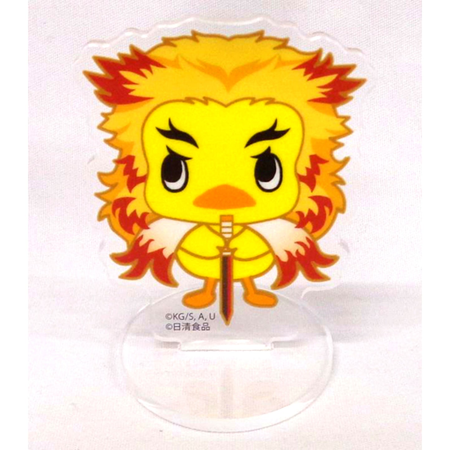 Kyojuro Rengoku - Chick Hiyoko-chan Acrylic Stand Demon Slayer x Nissin Foods Eligible Product Purchase Bonus [USED]