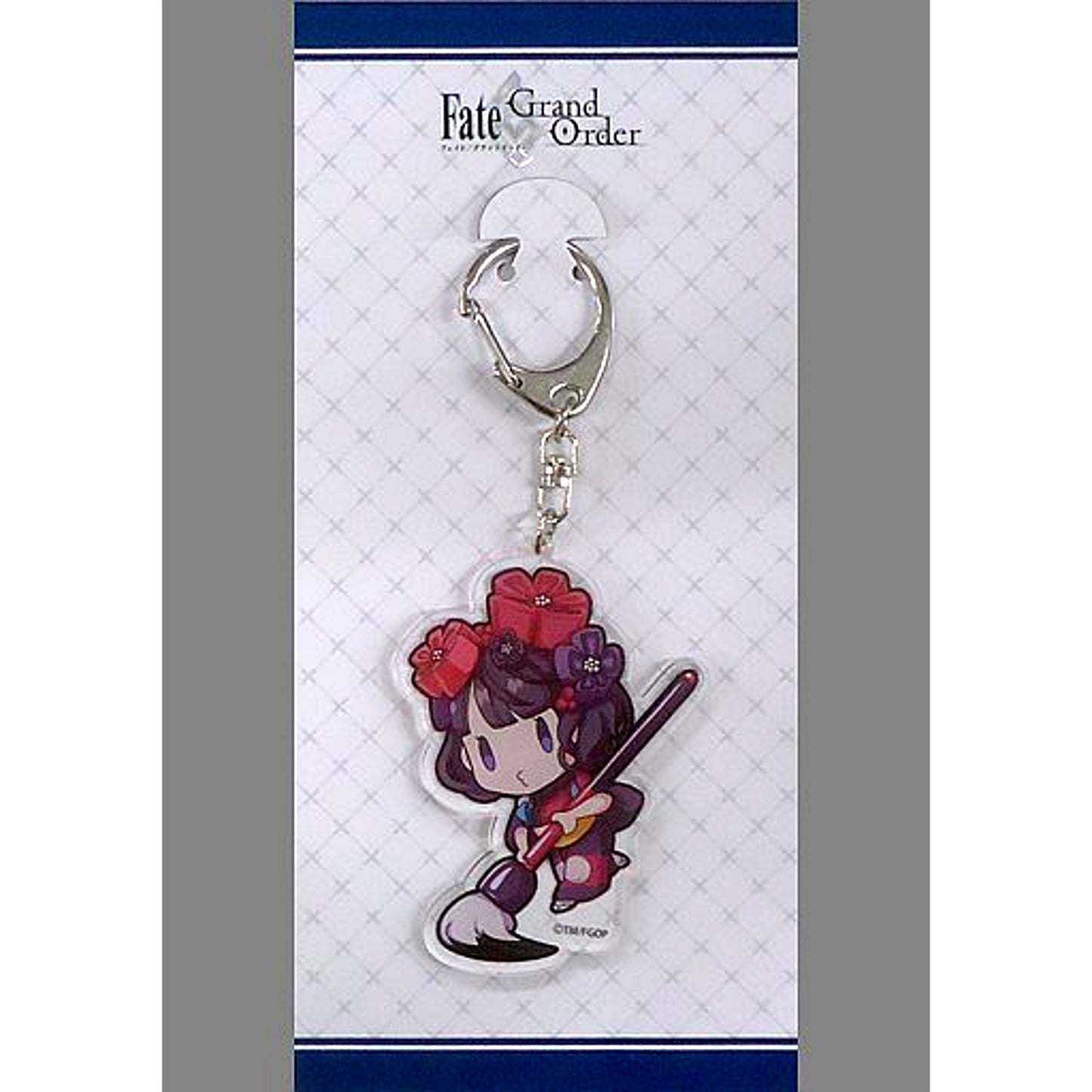 Foreigner Katsushika Hokusai Fate/Grand Order Puchi Sava! Action Acrylic Keychain DW Store Limited [USED]