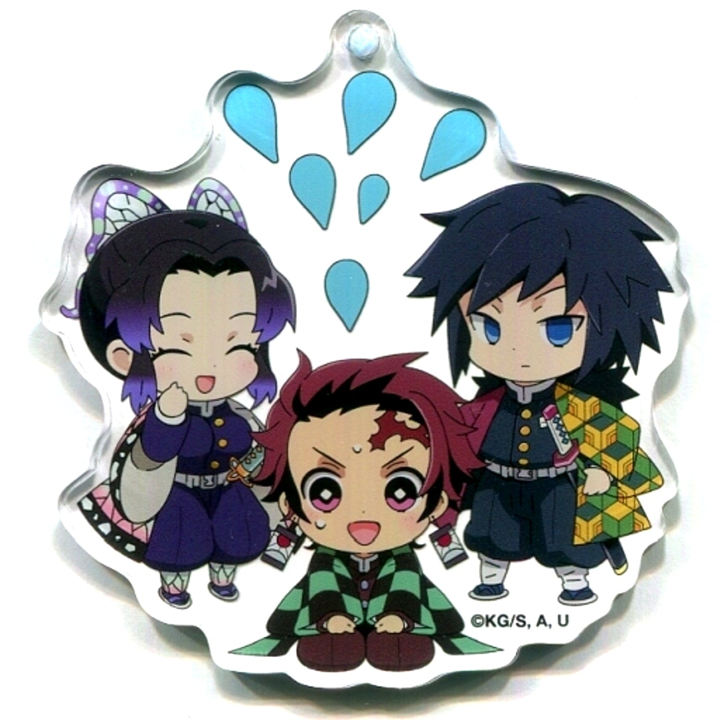 Tanjiro & Giyu & Shinobu Demon Slayer Eforme Deco to Acystand Mini Vol.3 Animate Bonus [USED]