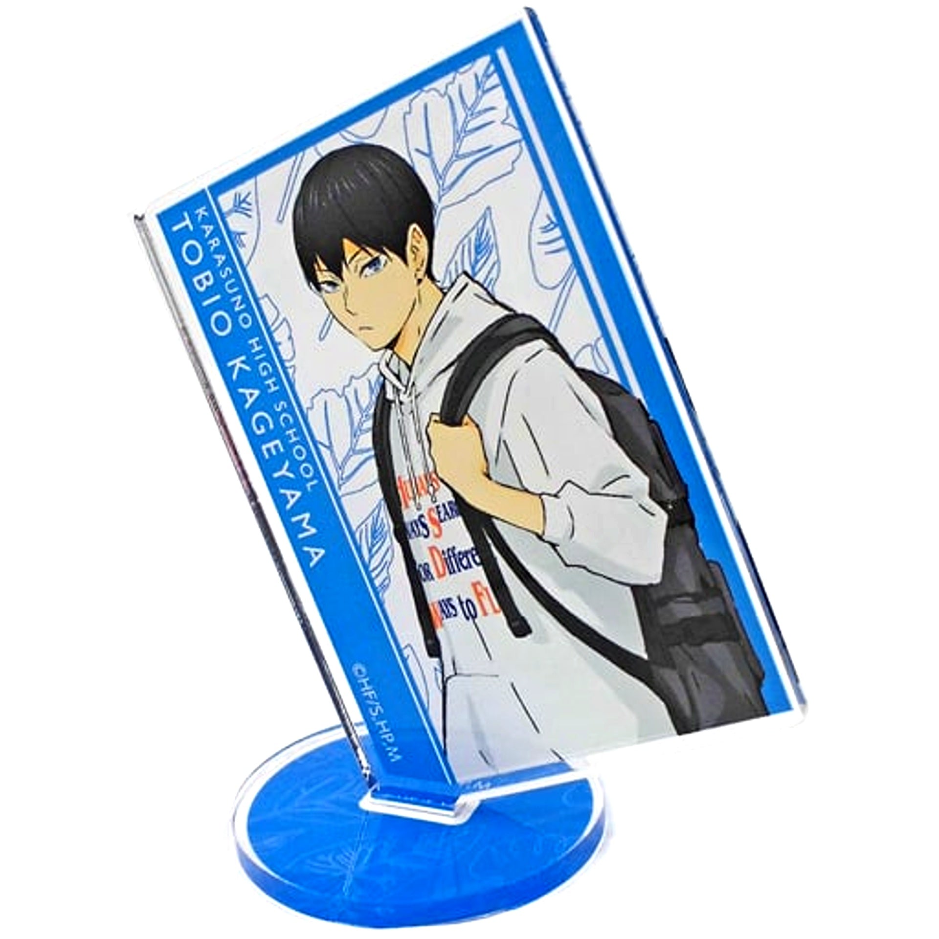 Tobio Kageyama Haikyu!! TO THE TOP x Tobu Zoo Newly Drawn Illustration Leisure Ver. Trading Acrylic Stand [USED]