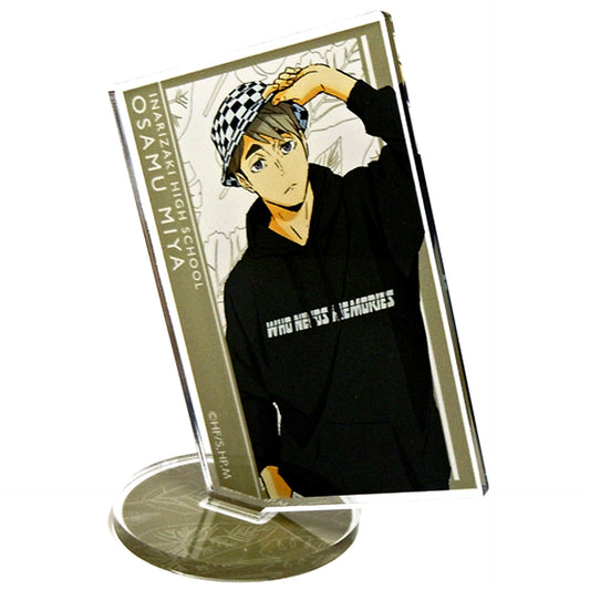Osamu Miya Haikyu!! To The Top x Tobu Zoo Illustration Leisure Ver. Trading Acrylic Stand [USED]
