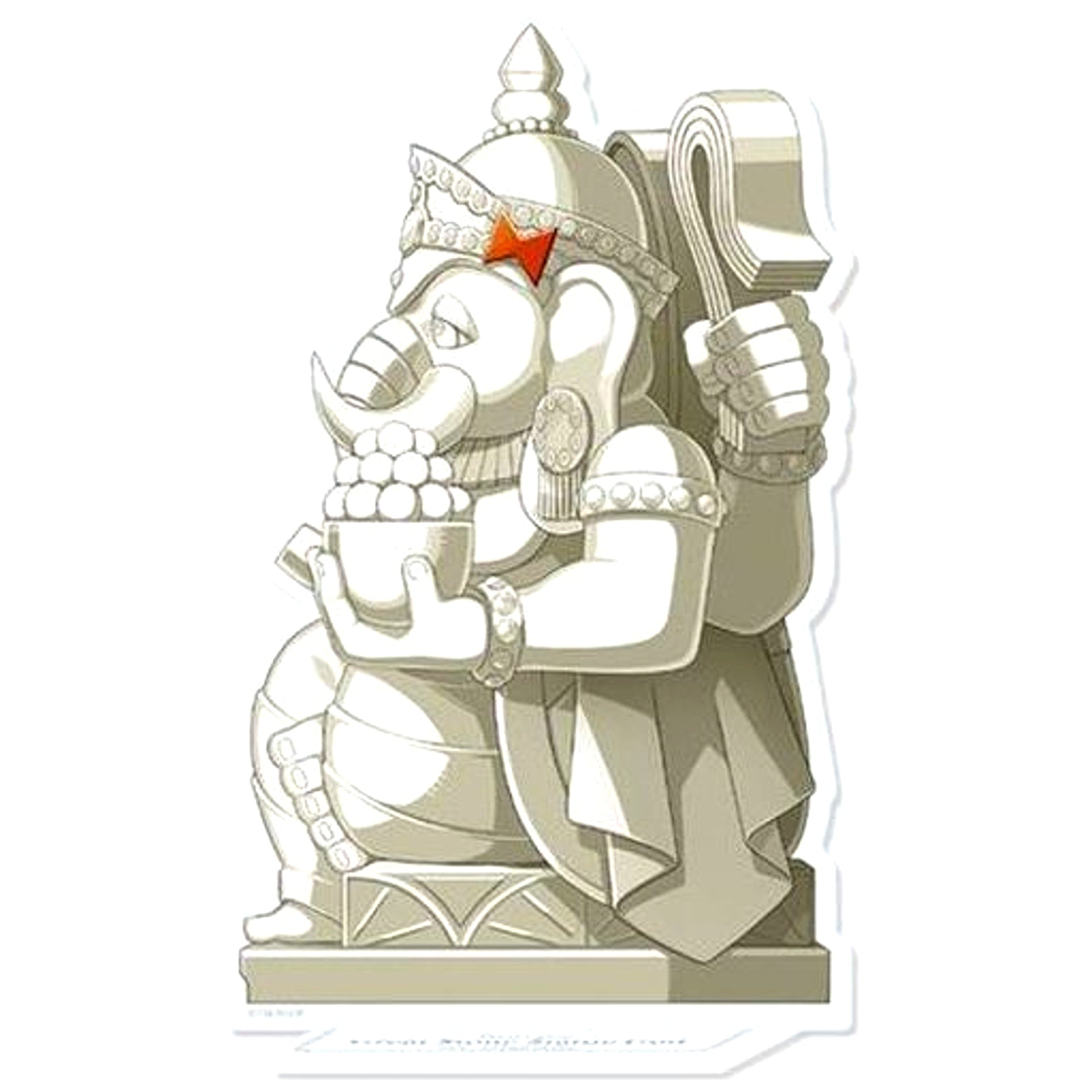 Great Statue God Moon Cancer Fate/Grand Order Battle Character Style Acrylic Stand [USED]