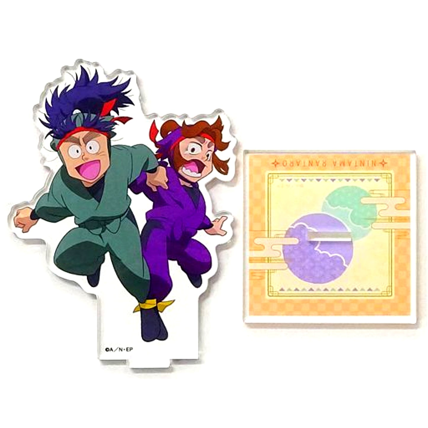 Tairano Takiyashamaru & Koheita Nanamatsu Nintama Rantaro Only Shop Hashire! Undoukai! no Dan in Animate Acrylic Stand [USED]