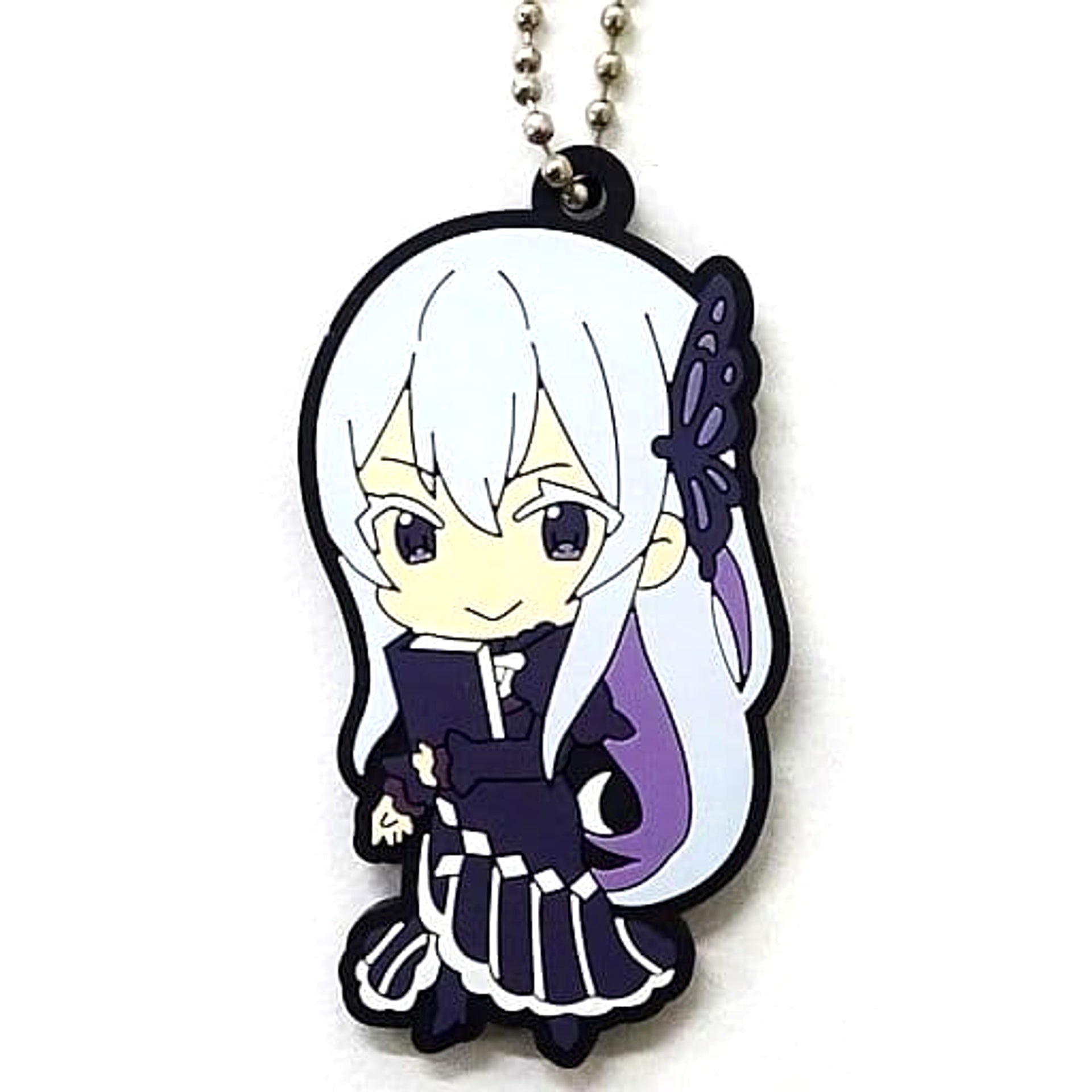 Re:ZERO -Starting Life in Another World- Echidna Rubber Charm Monthly Comic Alive Limited November 2020 Issue Special Bonus Keychains [USED]