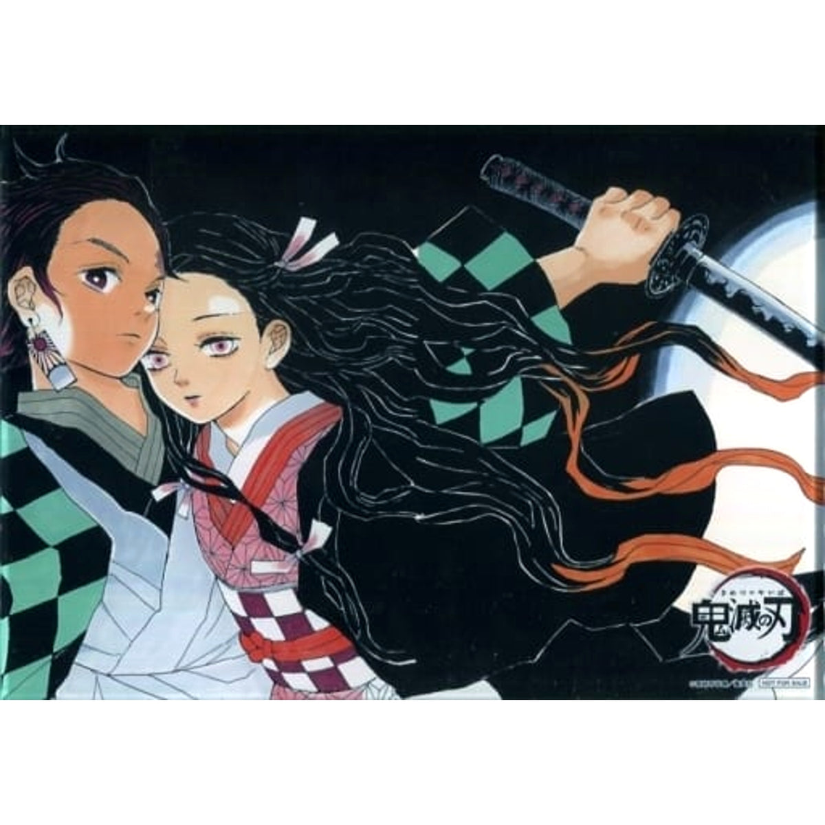 Demon Slayer: Kimetsu no Yaiba Tanjiro Kamado Nezuko Kamado Acrylic Art Board Prize for Weekly Shonen Jump Issue 29 Series Completion Commemoration Present Campaign Acrylic Item [USED]