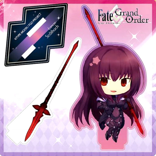 Lancer Scathach Charatoria Acrylic Stand Fate/Grand Order [USED]