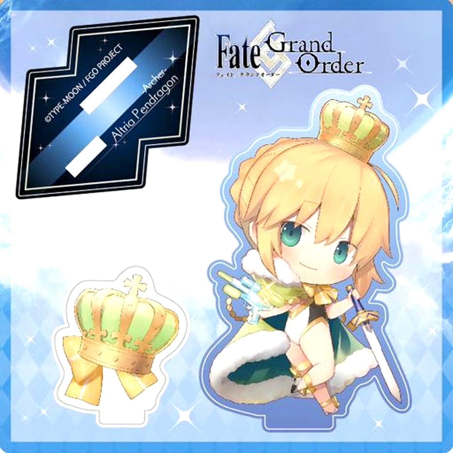 Archer / Altria Pendragon Charatoria Acrylic Stand Fate/Grand Order [USED]