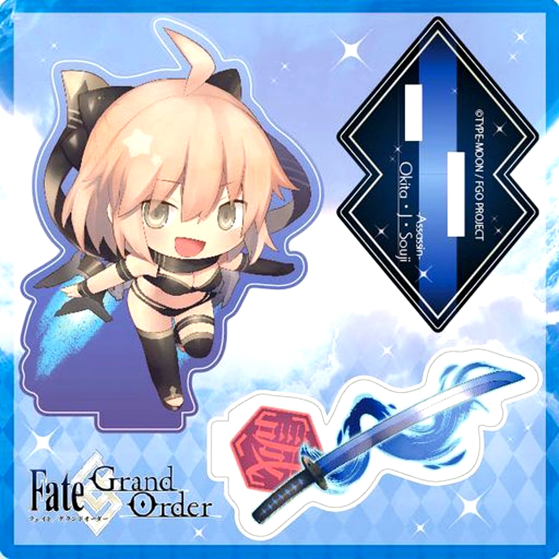 Assassin Okita J Souji Fate/Grand Order Charatoria Acrylic Stand [USED]