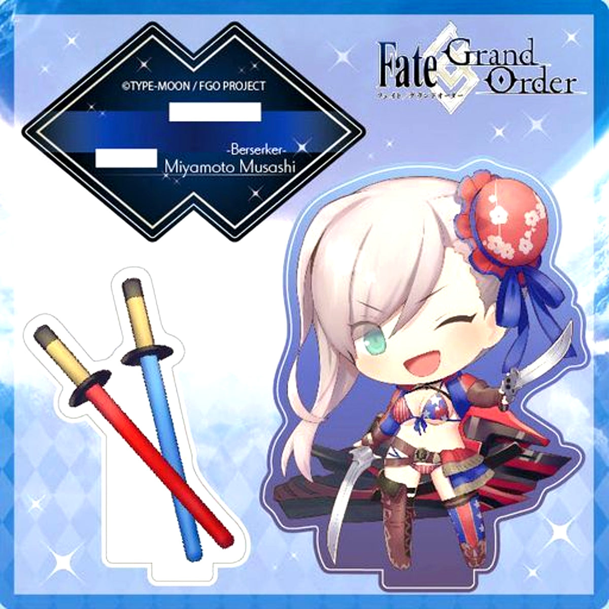 Berserker / Musashi Miyamoto Charatoria Acrylic Stand Fate/Grand Order [USED]