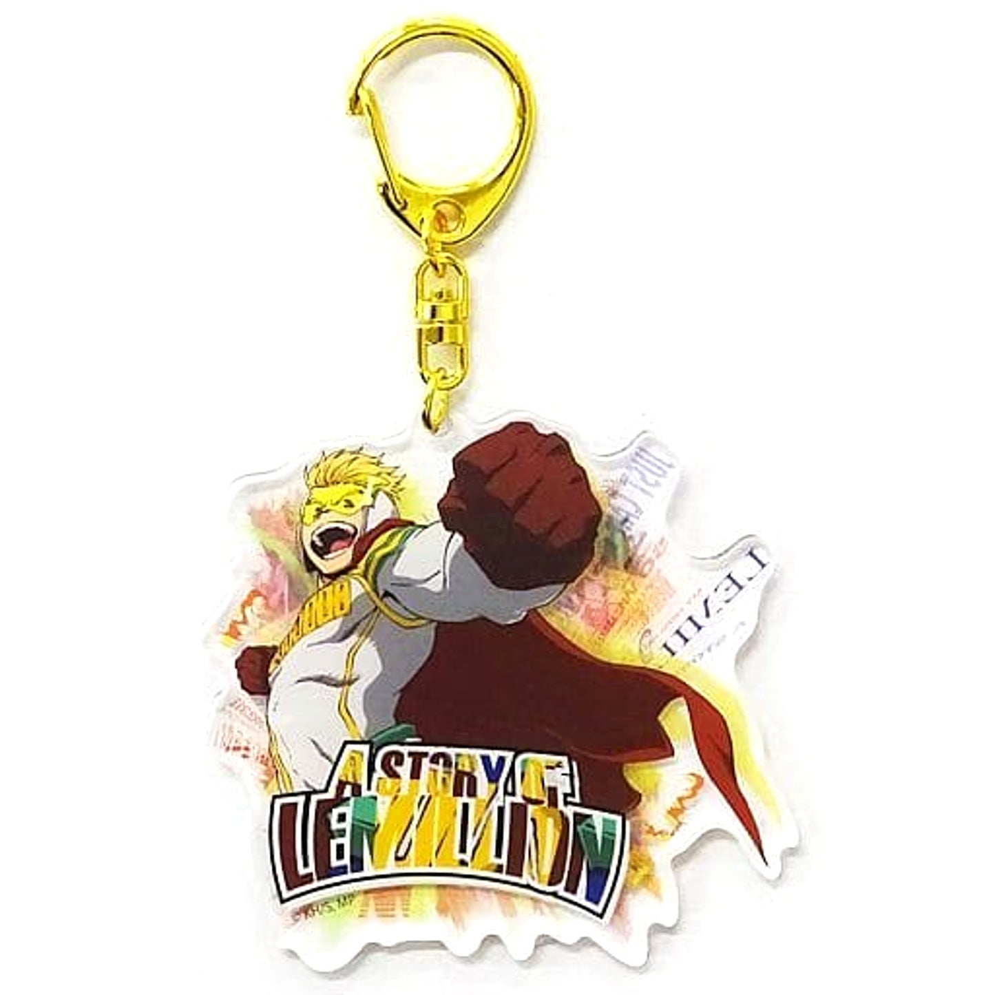 Mirio Togata My Hero Academia Plus Ultra Motif Colored Acrylic Keychain Bunbougu Cafe 2020 Restart!!! Limited [USED]