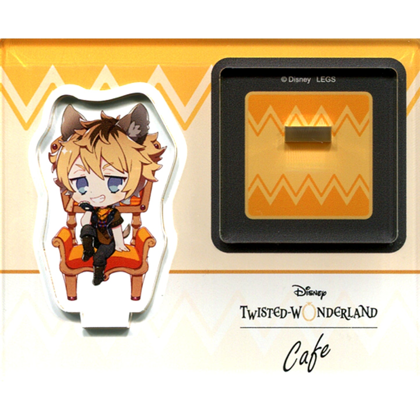 Ruggie Bucchi Disney Twisted Wonderland x OH MY CAFE Acrylic Stand Deformed Ver. Online Store Limited [USED]