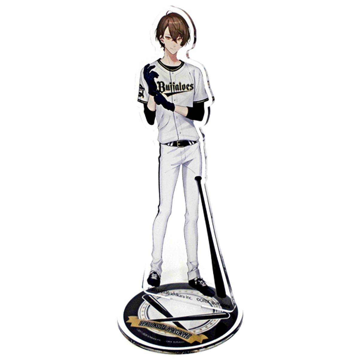 Kagami Hayato Big Acrylic Stand Rakuten Collection Pacific League 6 Teams Virtual YouTuber Nijisanji Male Liver Collection A-5 Prize [USED]