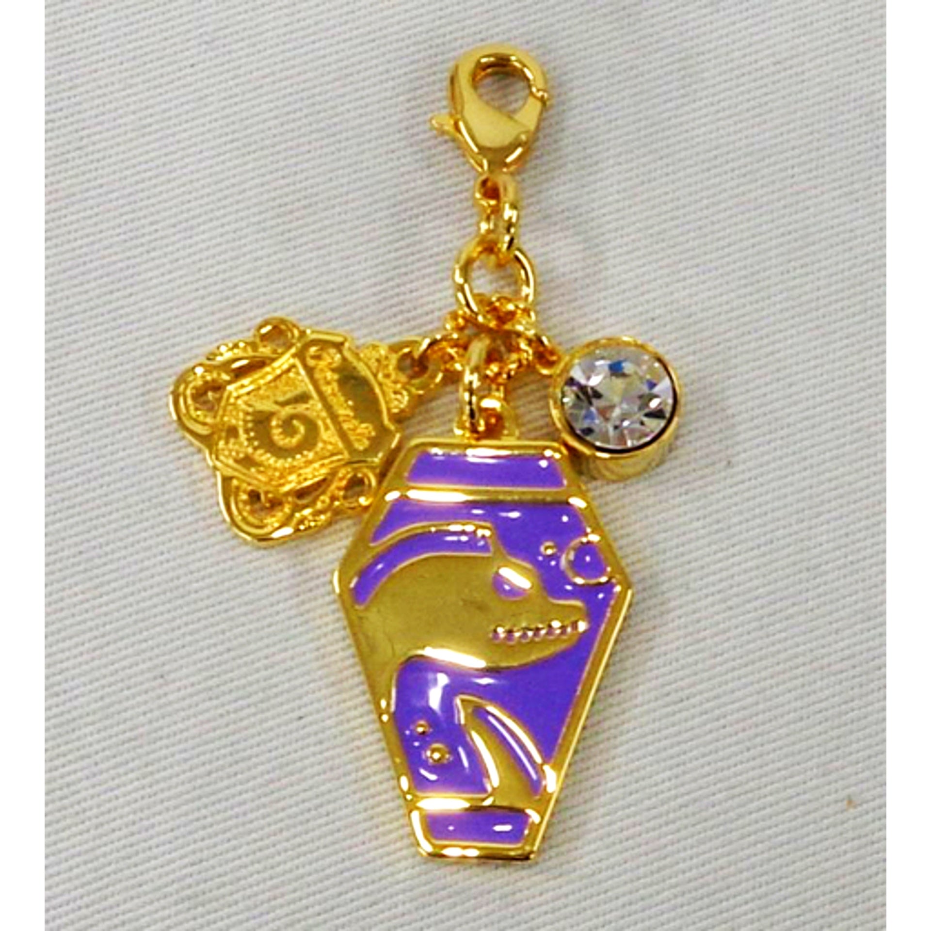 Floyd Leech Disney Twisted Wonderland Fastener Charm Samantha Thavasa Petit Choice [USED]