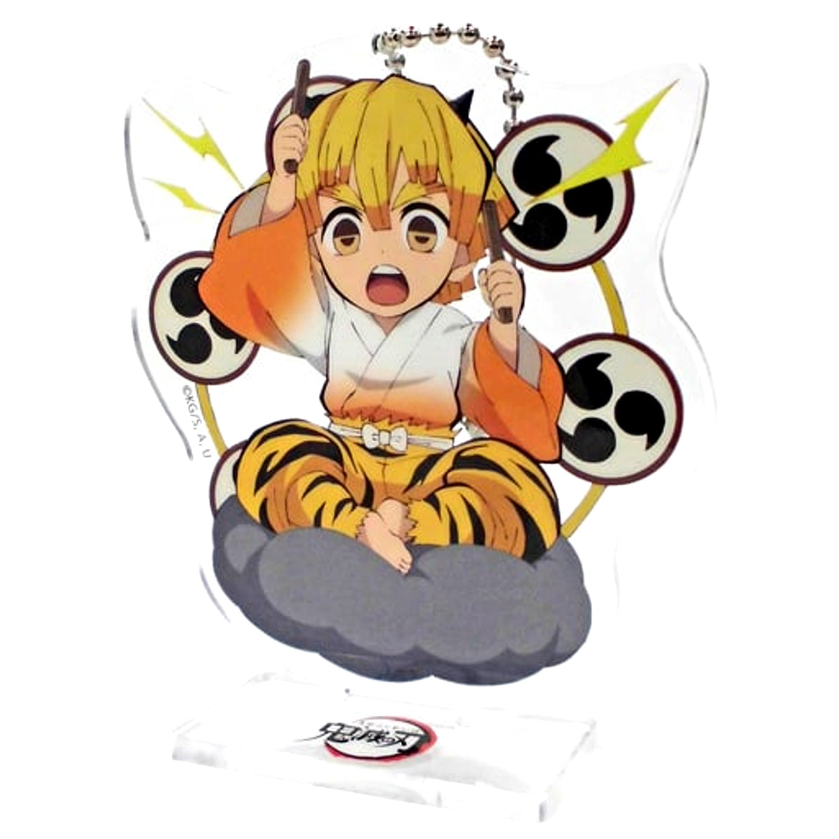 Zenitsu Agatsuma Demon Slayer: Kimetsu no Yaiba x ufotable cafe Halloween Event Random Acrylic Stand Group A [USED]