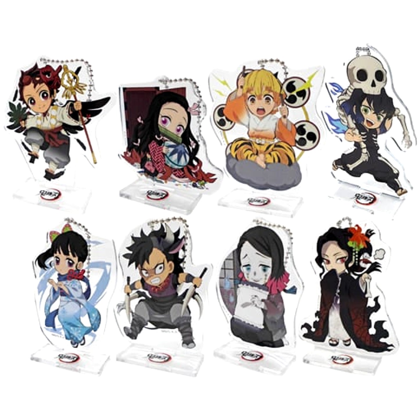 Genya Shinazugawa & Others Demon Slayer: Kimetsu no Yaiba All 8 Types Set Random Acrylic Stand Group A Ufotable Cafe Halloween Event Limited [USED]