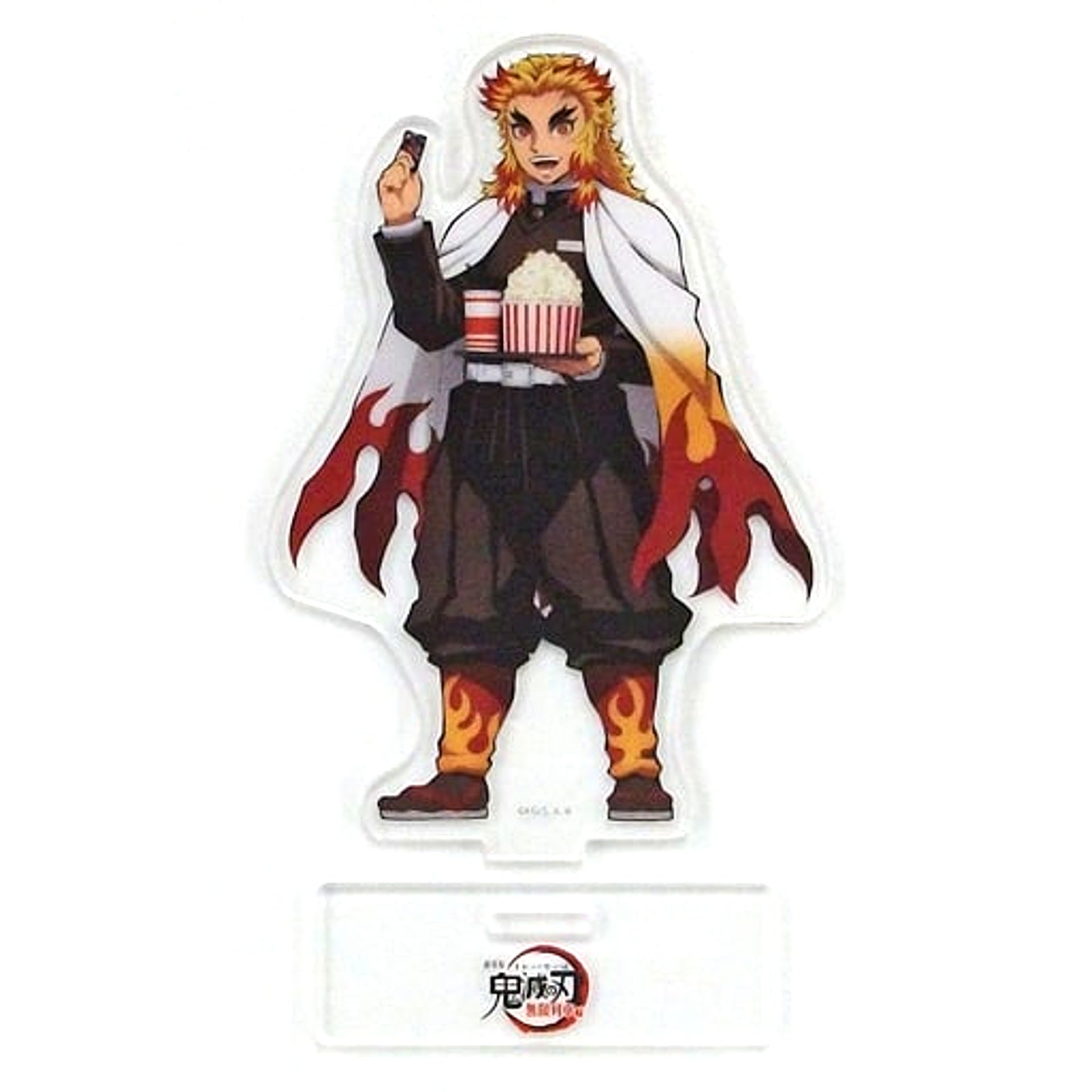 Kyojuro Rengoku Theatrical Release Commemorative Newly Drawn Illustration Acrylic Stand Demon Slayer: Kimetsu no Yaiba the Movie: Mugen Train Theater Goods [USED]